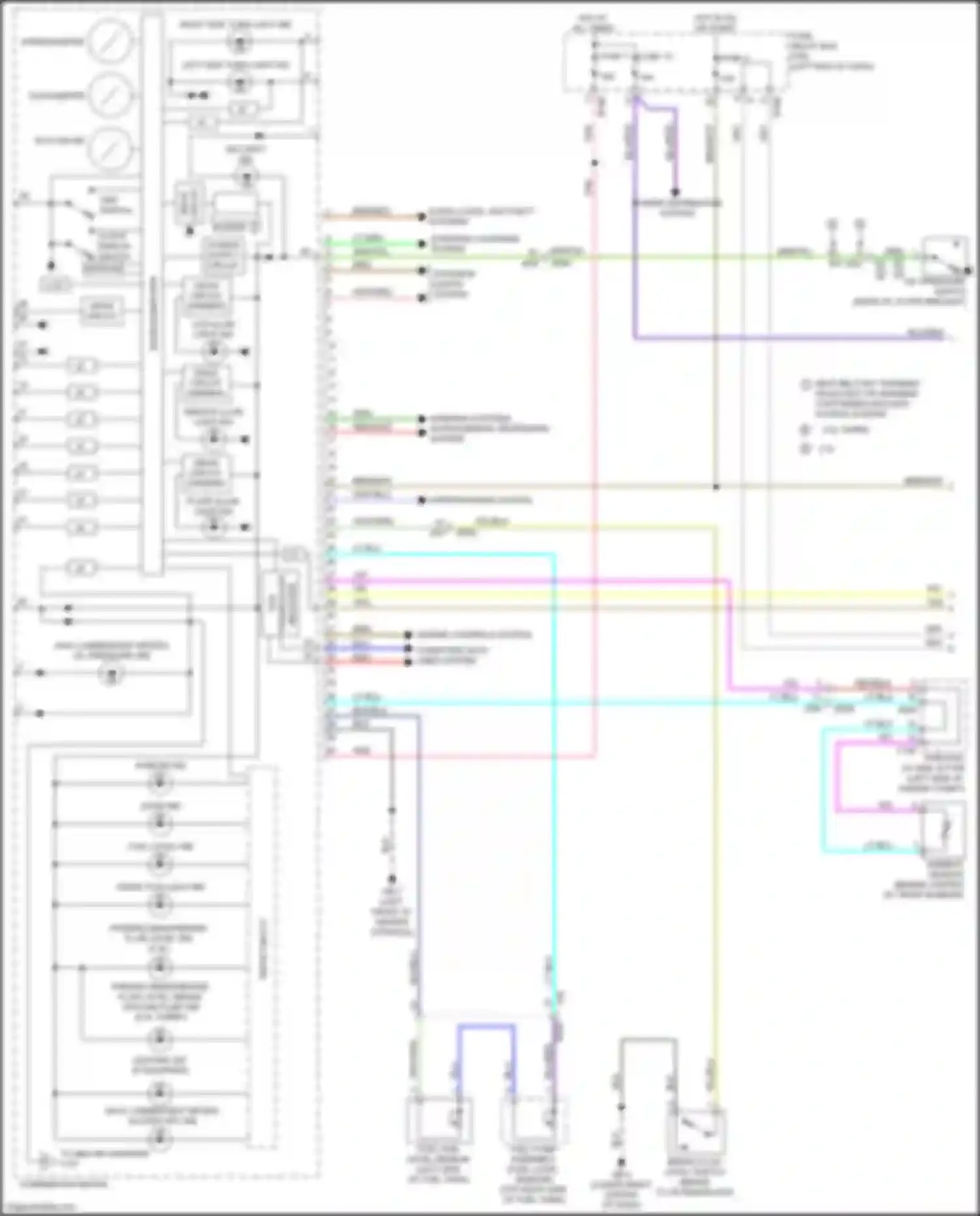 Wiring diagram ambient sensor for Subaru Forester SJ facelift 2 (2016-2018) (2 of 3)