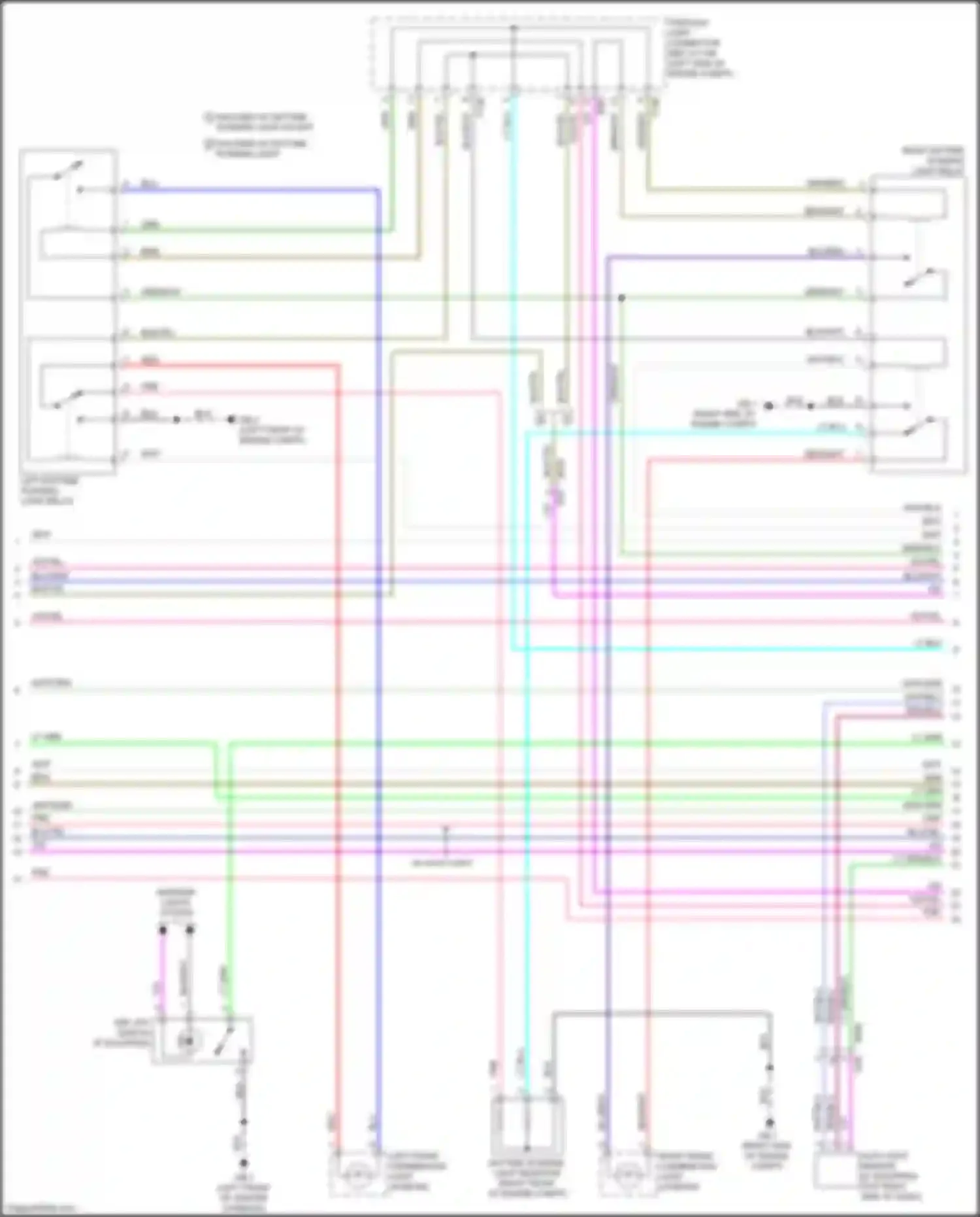 Wiring diagram auto light sensor for Subaru Forester SJ facelift 2 (2016-2018) (1 of 1)