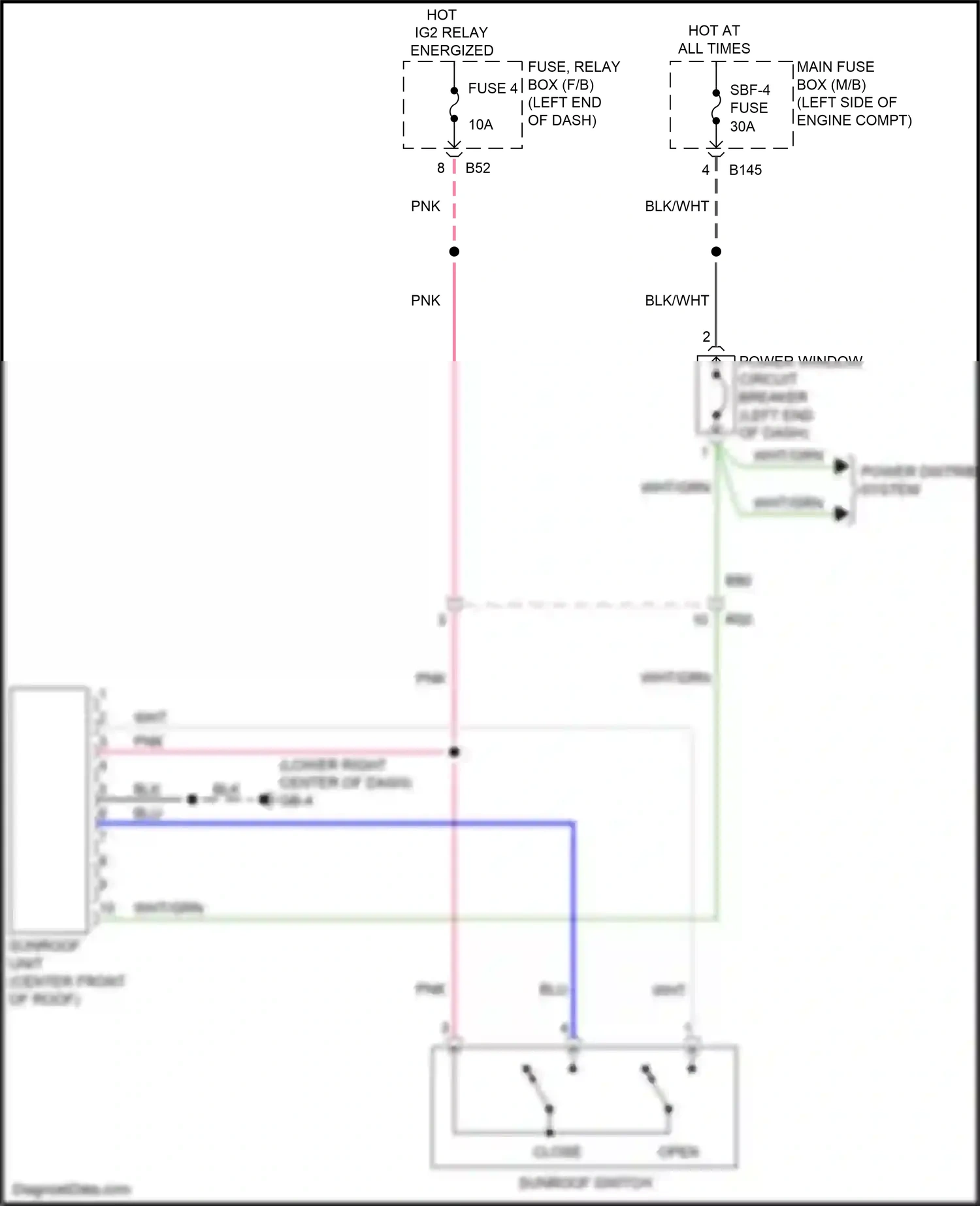Wiring diagram blu for Subaru Forester SJ facelift 2 (2016-2018) (55 of 109)