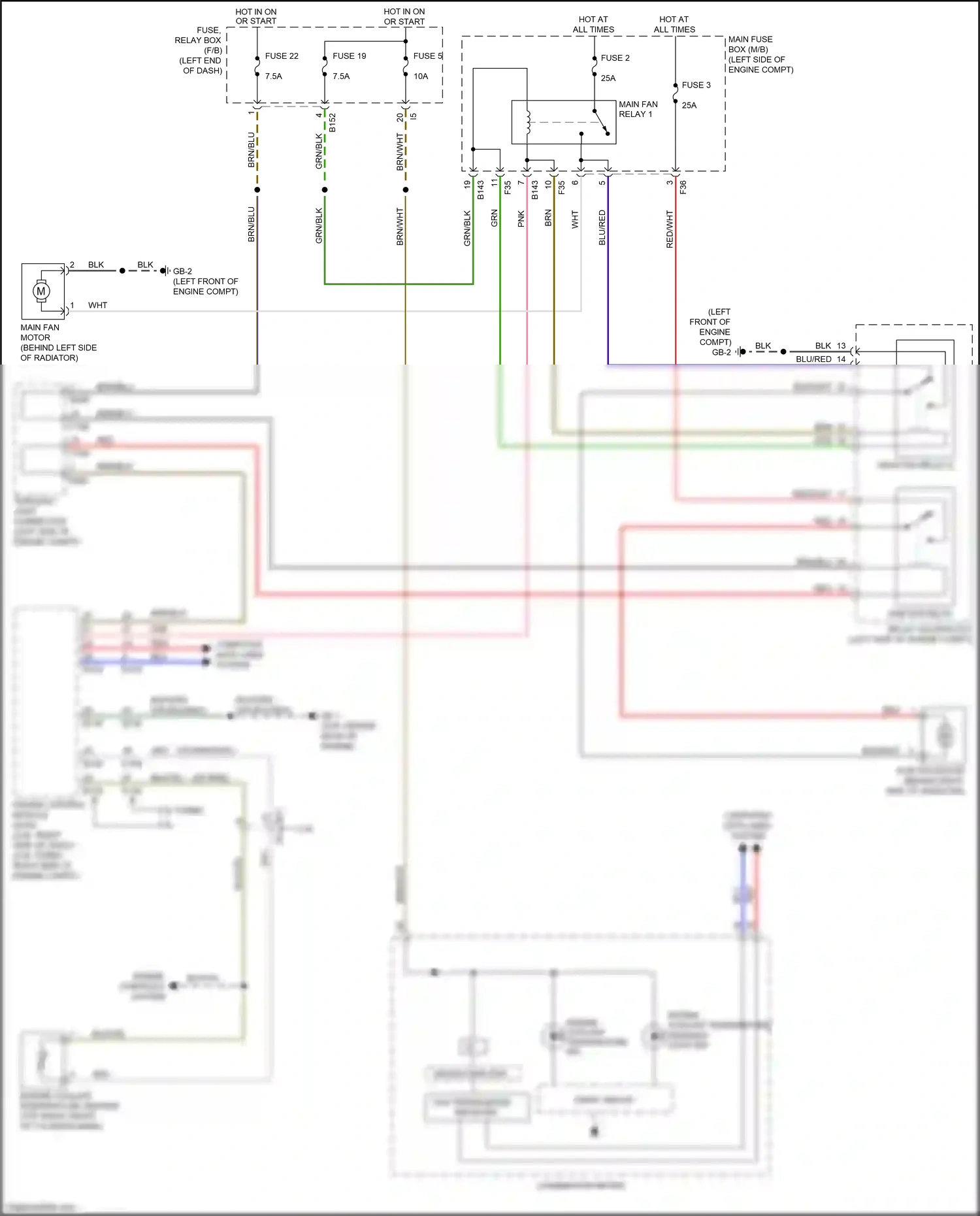 Subaru Forester SJ facelift 2 (2016-2018) combination meter wiring diagram  (2 of 35)