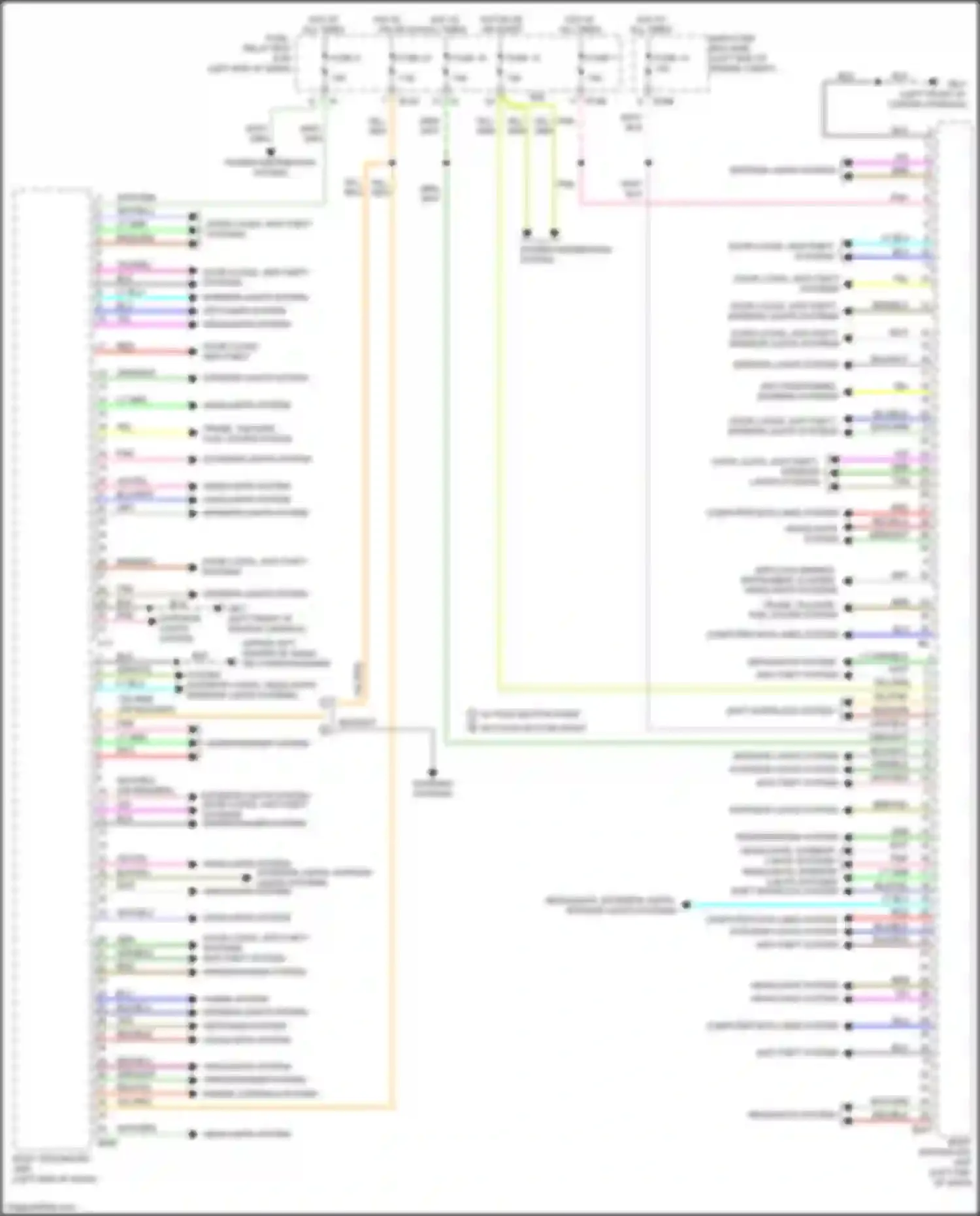 Wiring diagram computer data lines system exterior lights system for Subaru Forester SJ facelift 2 (2016-2018) (1 of 1)