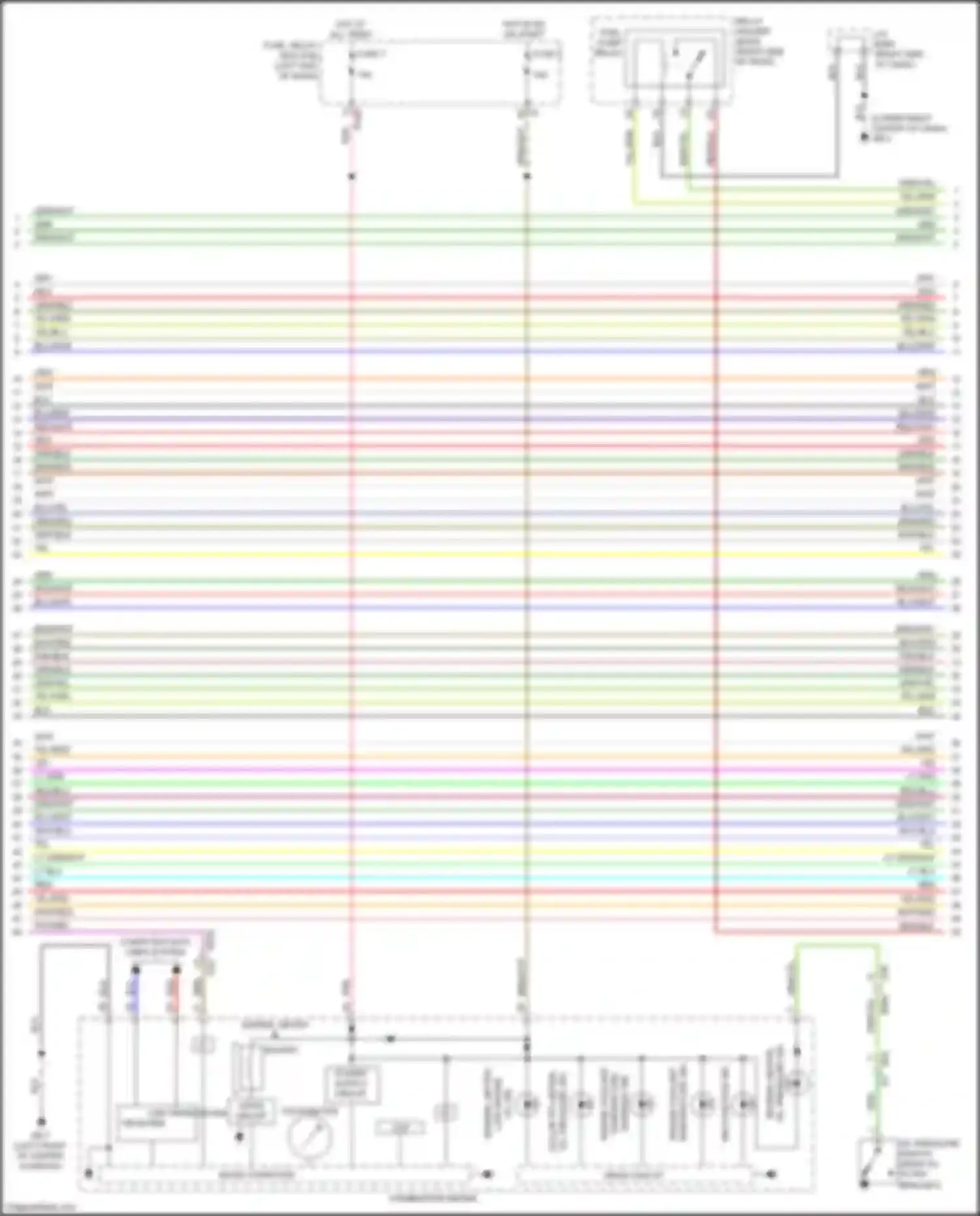 Wiring diagram computer data lines system for Subaru Forester SJ facelift 2 (2016-2018) (64 of 67)