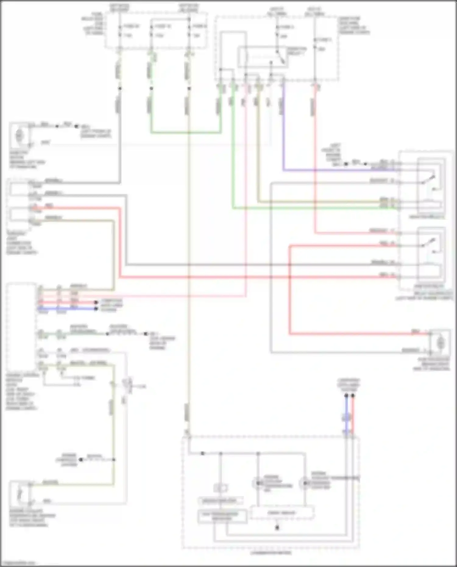 Wiring diagram computer data lines system for Subaru Forester SJ facelift 2 (2016-2018) (4 of 67)