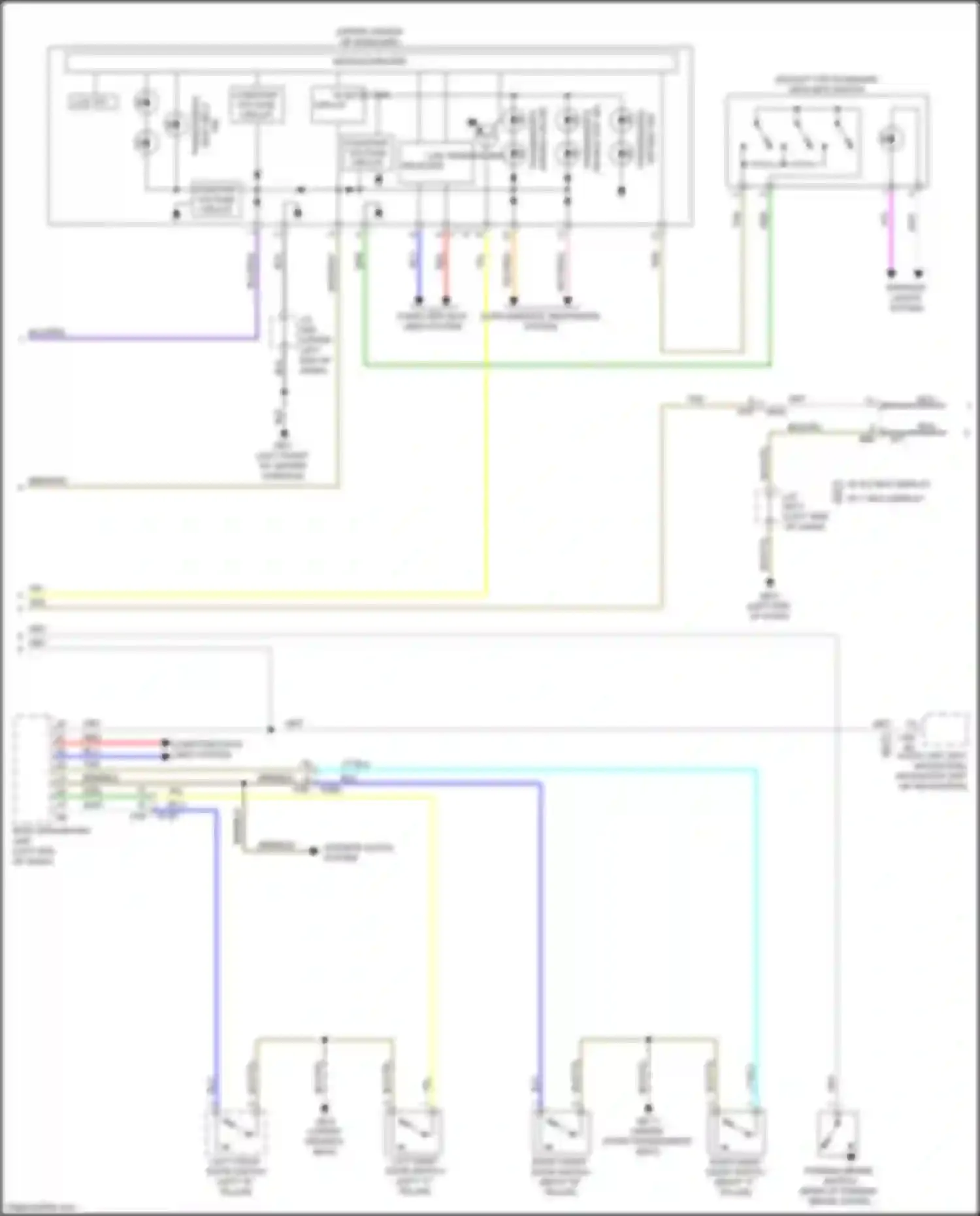 Wiring diagram computer data lines system for Subaru Forester SJ facelift 2 (2016-2018) (27 of 67)