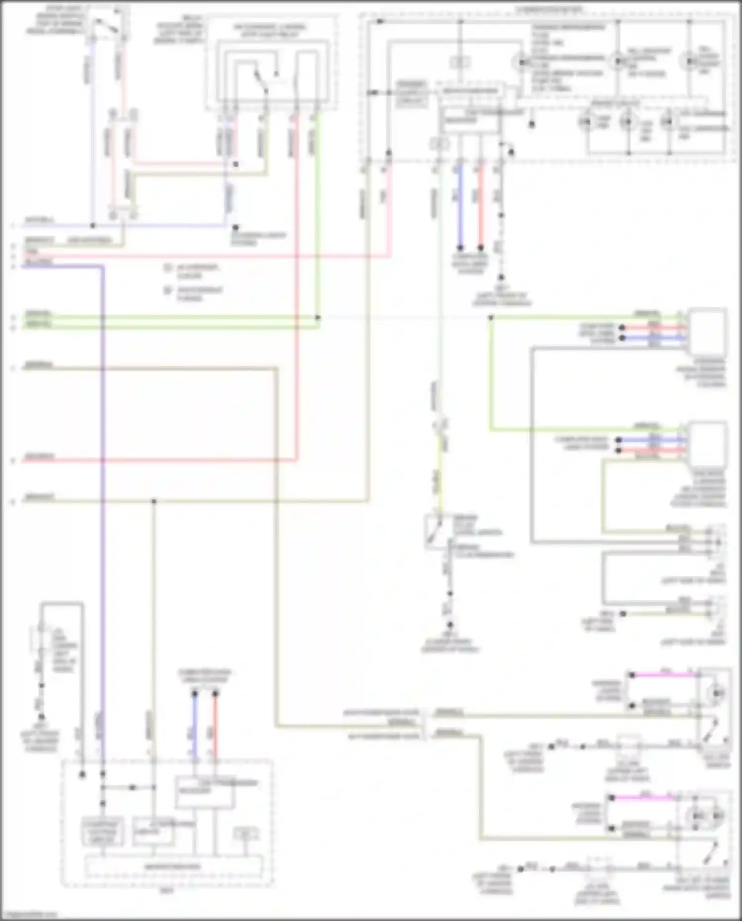 Wiring diagram computer data lines system for Subaru Forester SJ facelift 2 (2016-2018) (41 of 67)