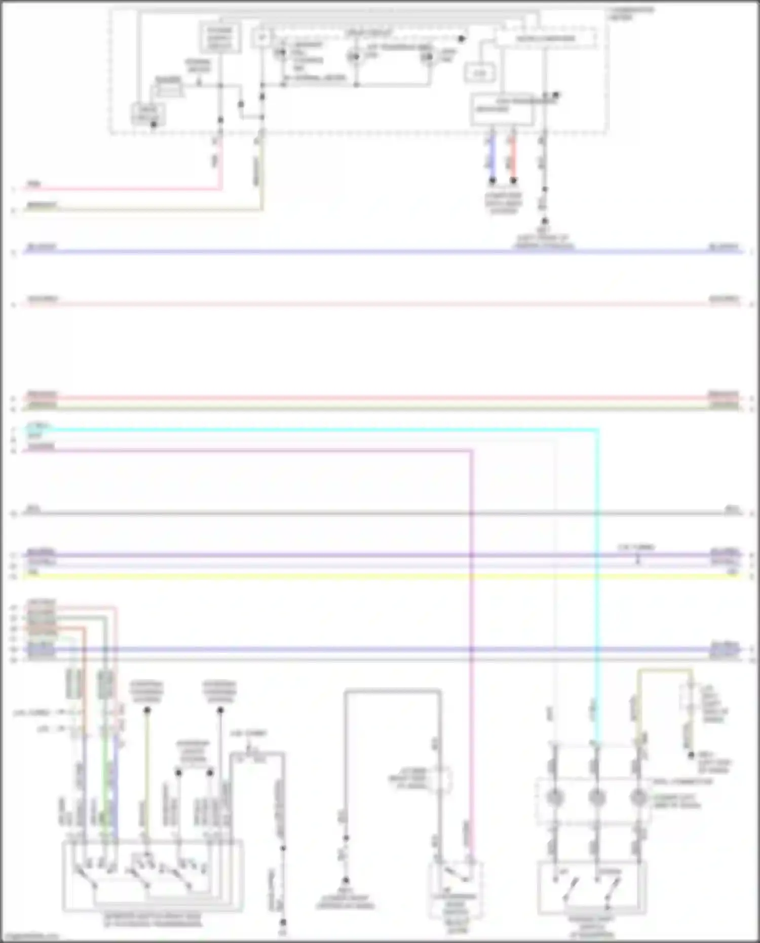Wiring diagram computer data lines system for Subaru Forester SJ facelift 2 (2016-2018) (49 of 67)