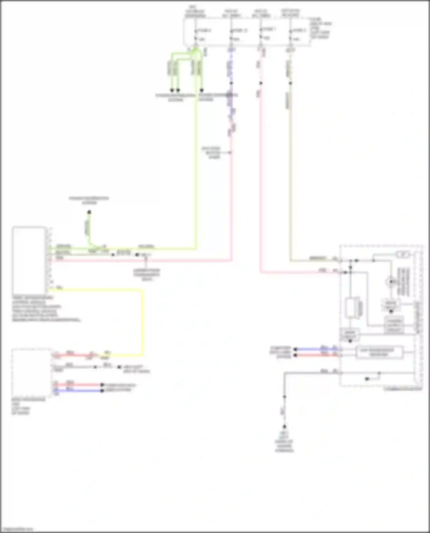 Wiring diagram computer data lines system for Subaru Forester SJ facelift 2 (2016-2018) (60 of 67)
