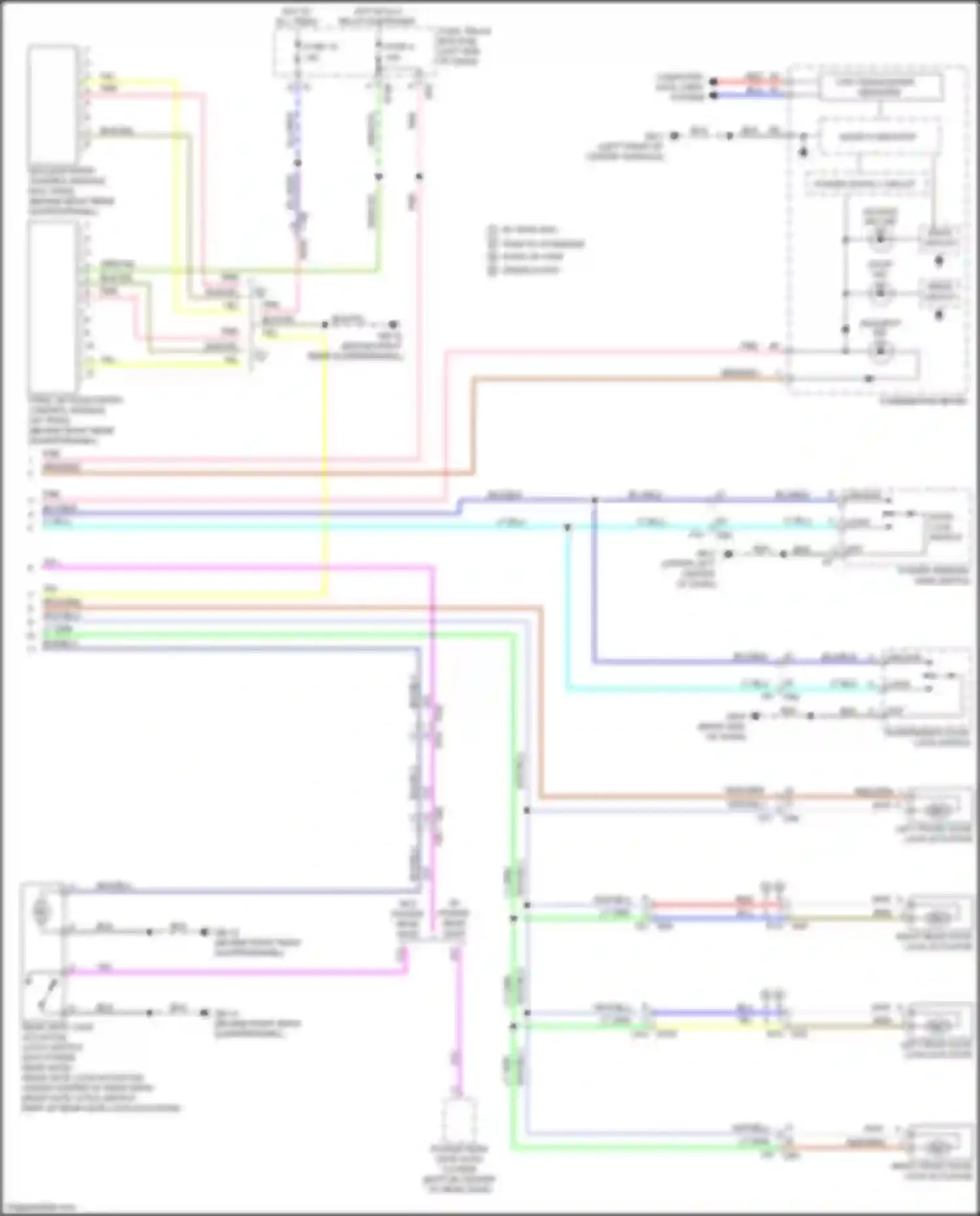 Wiring diagram computer data lines system for Subaru Forester SJ facelift 2 (2016-2018) (59 of 67)