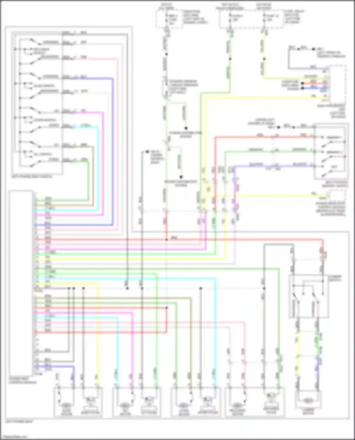 Wiring diagram computer data lines system for Subaru Forester SJ facelift 2 (2016-2018) (46 of 67)