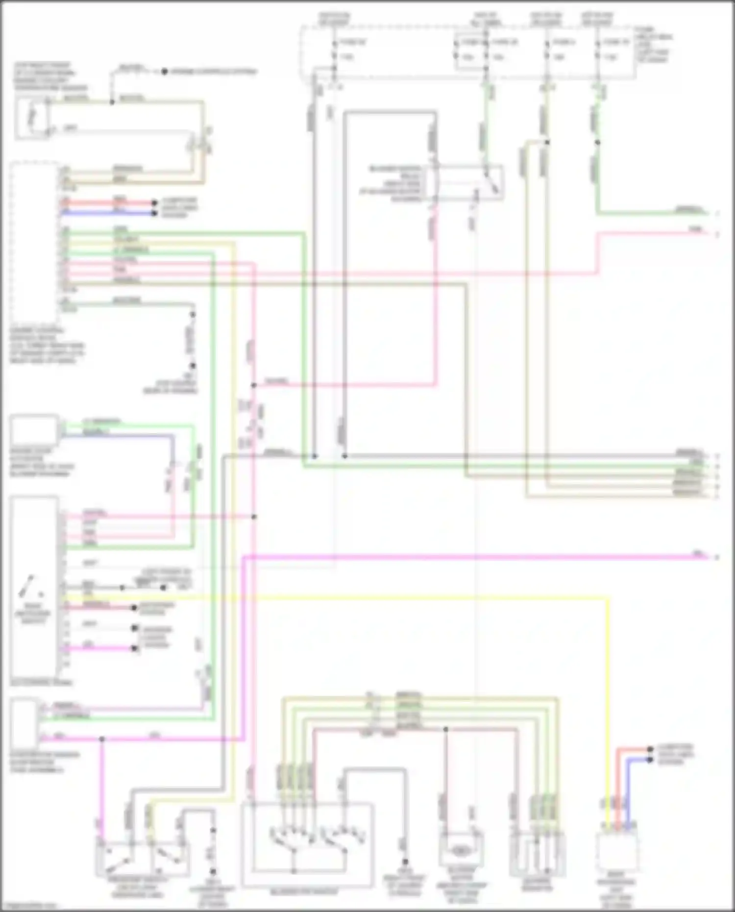 Wiring diagram defogger system for Subaru Forester SJ facelift 2 (2016-2018) (2 of 3)