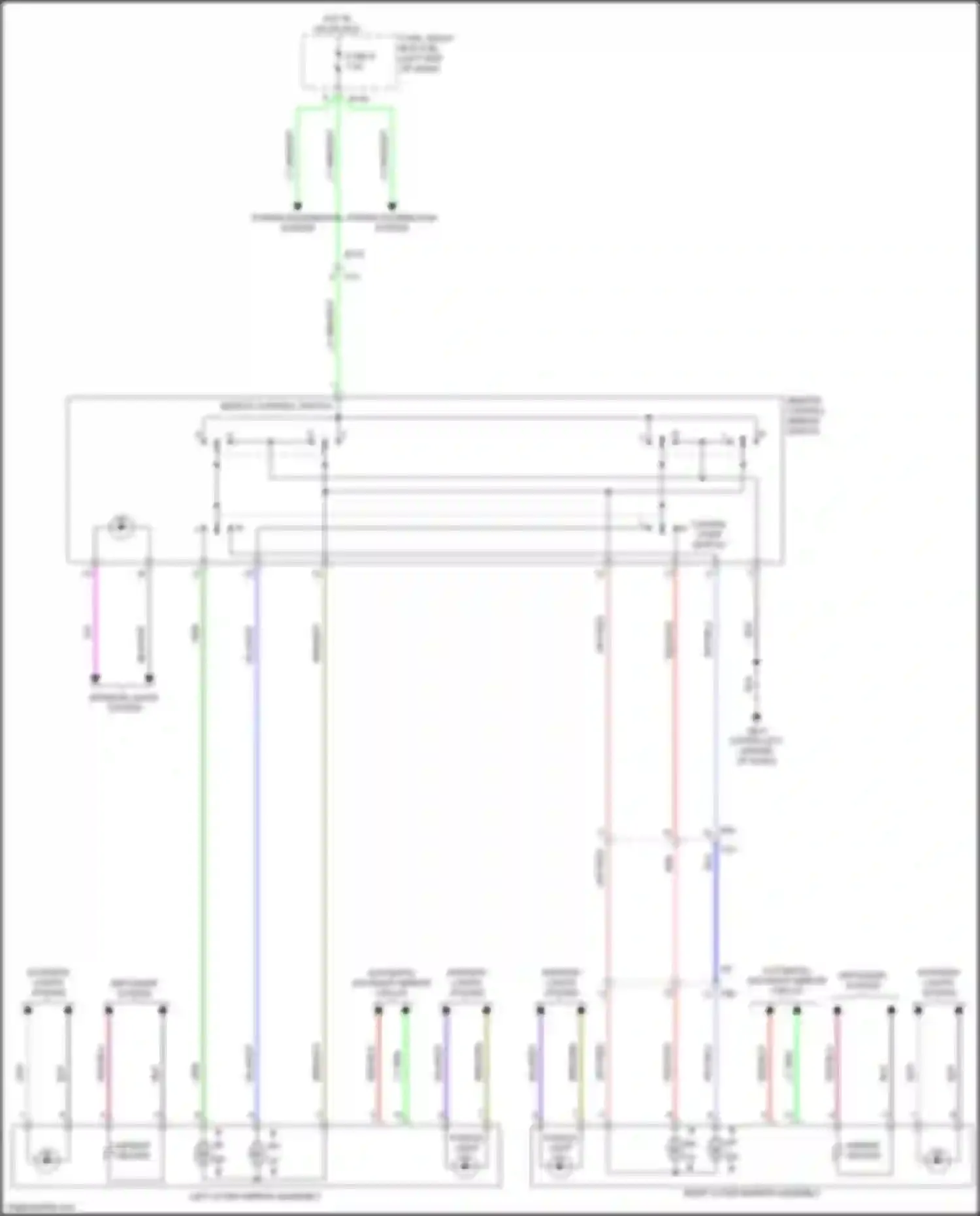 Wiring diagram defogger system for Subaru Forester SJ facelift 2 (2016-2018) (3 of 3)