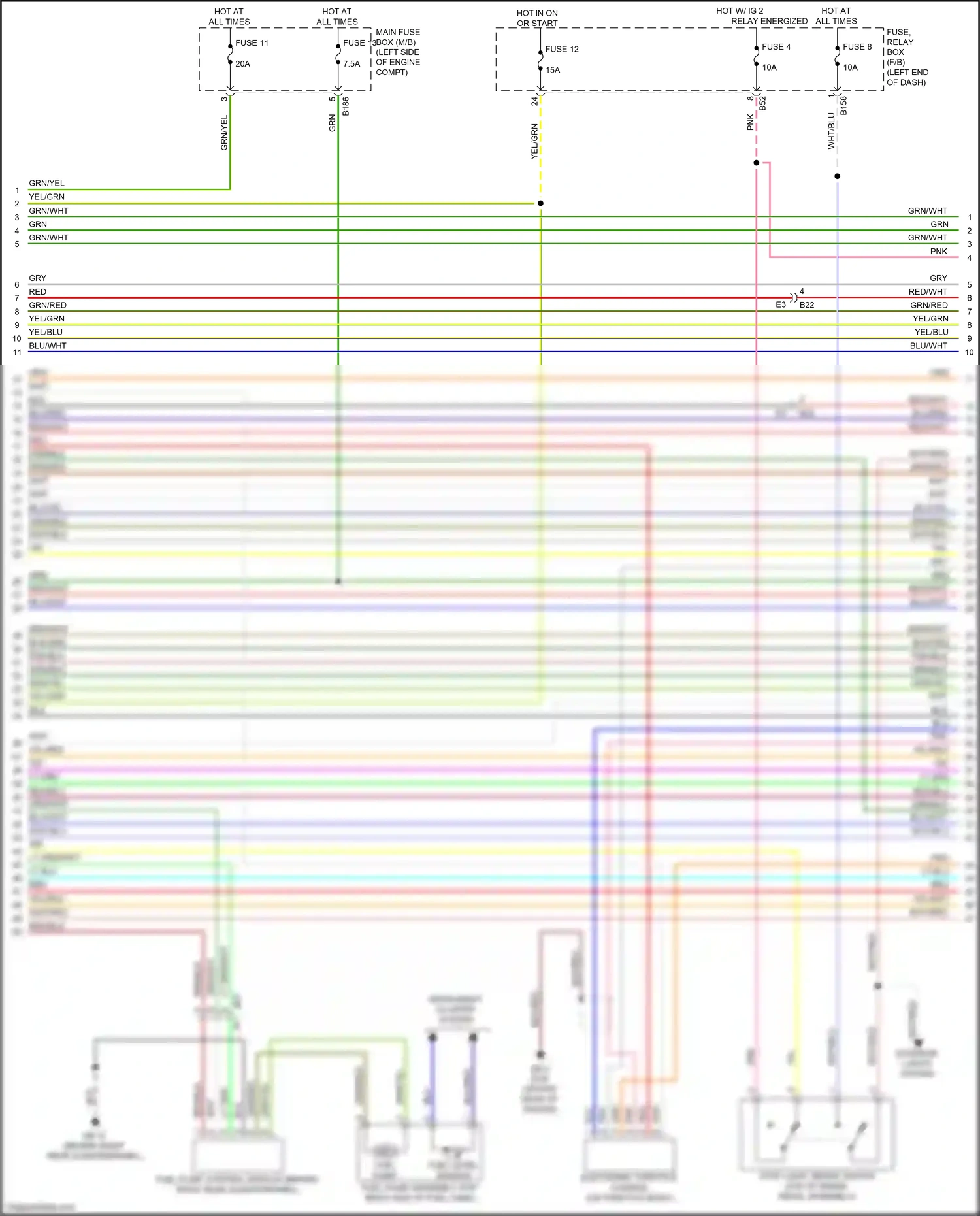 Wiring diagram electronic throttle control for Subaru Forester SJ facelift 2 (2016-2018) (4 of 5)