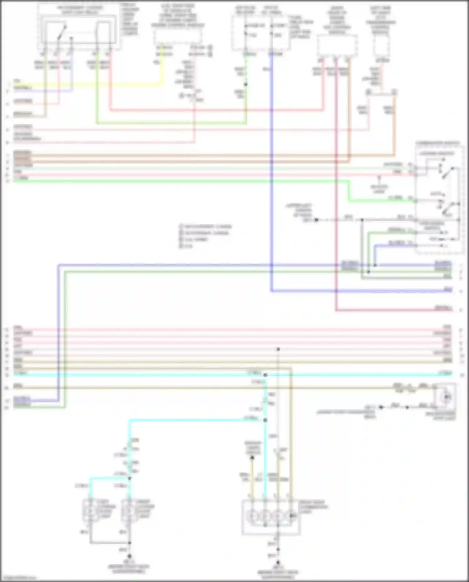 Wiring diagram engine control module for Subaru Forester SJ facelift 2 (2016-2018) (3 of 5)
