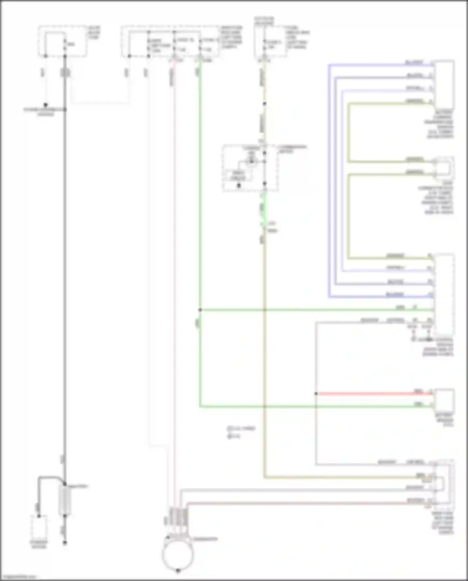 Wiring diagram engine control module for Subaru Forester SJ facelift 2 (2016-2018) (2 of 5)