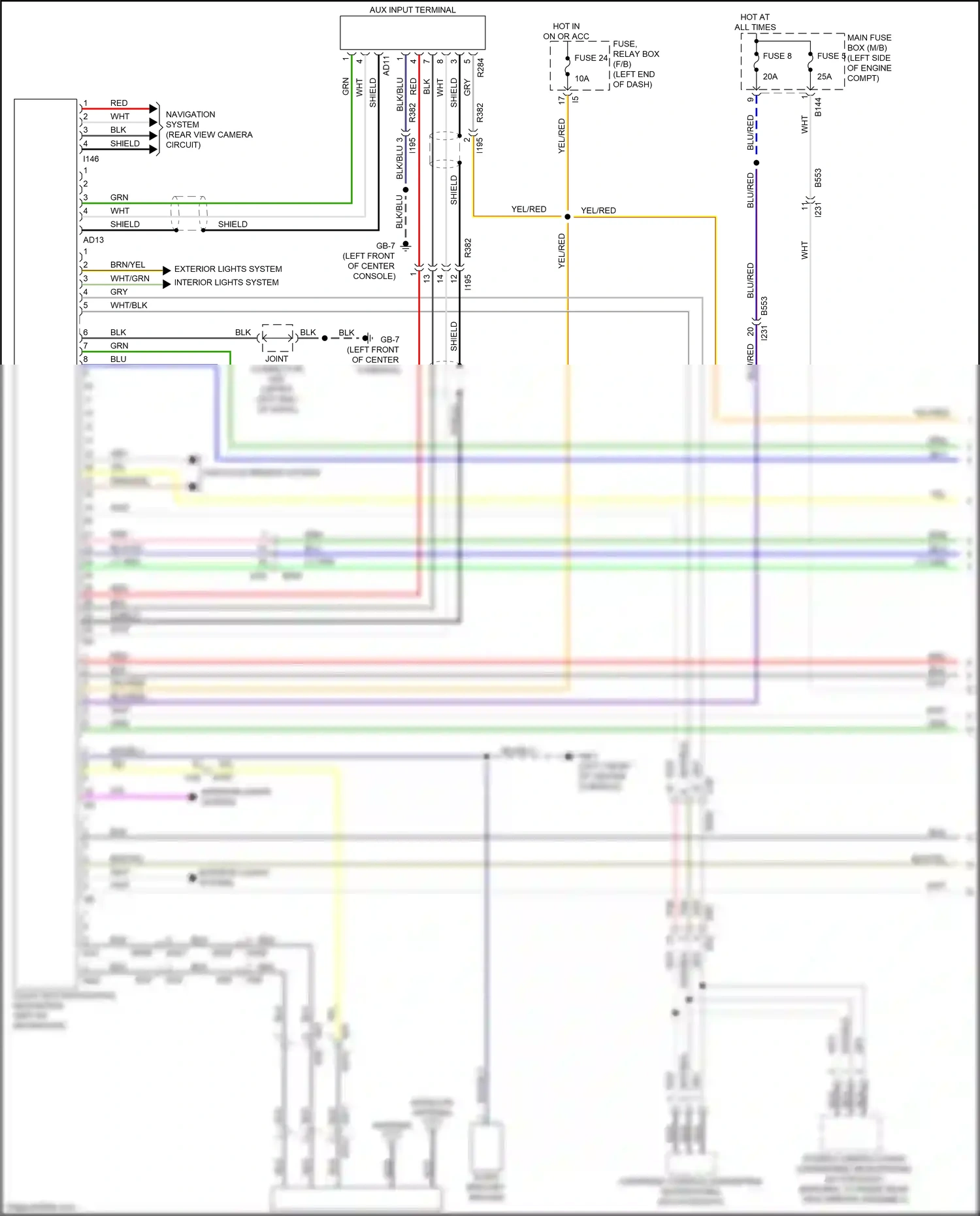 Wiring diagram grn for Subaru Forester SJ facelift 2 (2016-2018) (37 of 92)