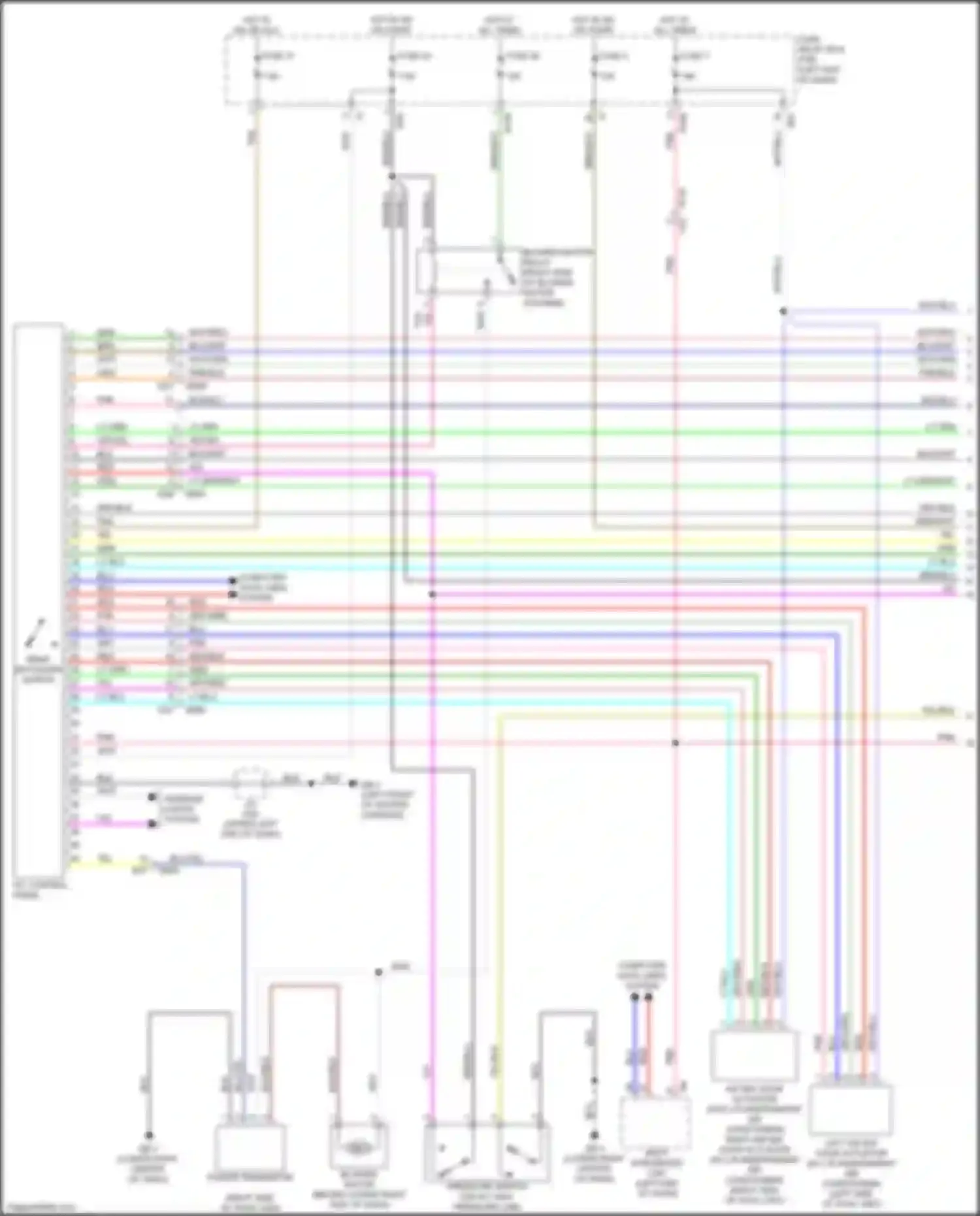 Wiring diagram hot in on or start for Subaru Forester SJ facelift 2 (2016-2018) (1 of 42)
