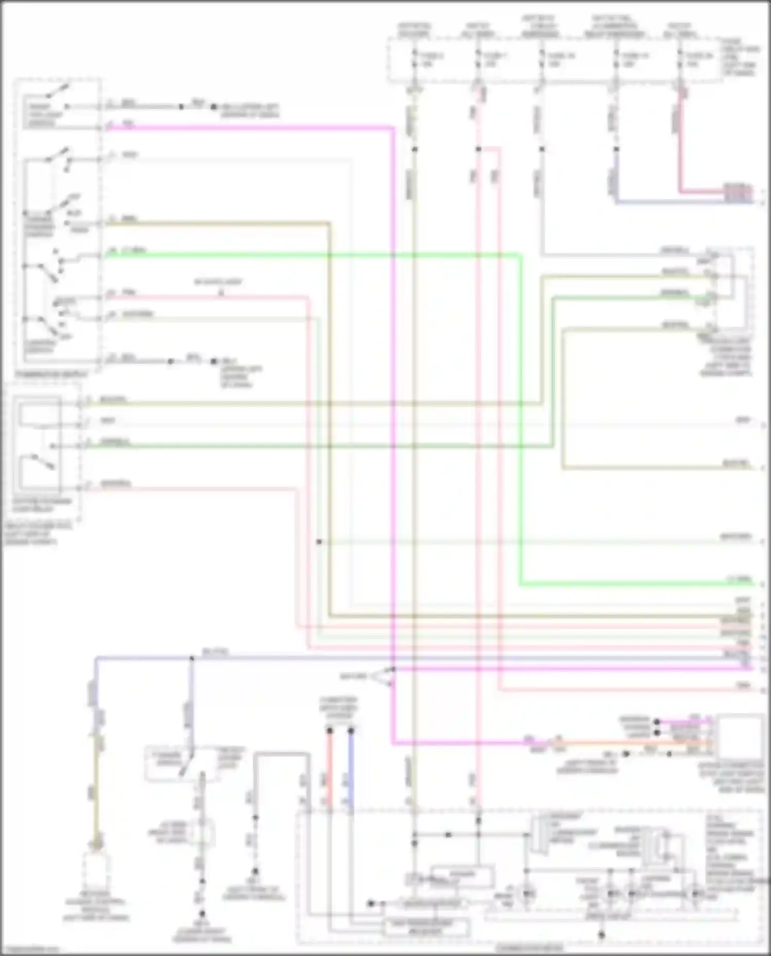 Wiring diagram hot in on or start for Subaru Forester SJ facelift 2 (2016-2018) (23 of 42)