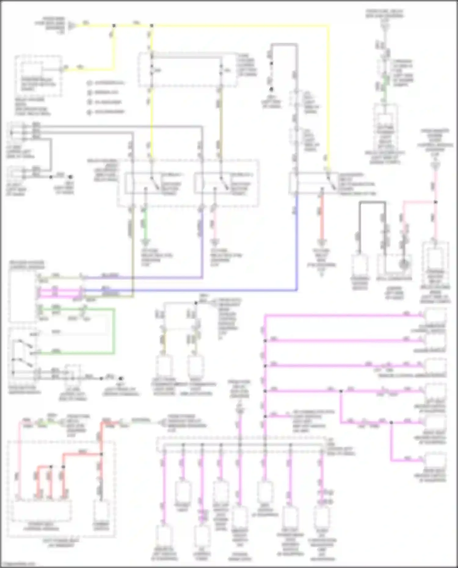 Wiring diagram illumination control switch for Subaru Forester SJ facelift 2 (2016-2018) (2 of 2)