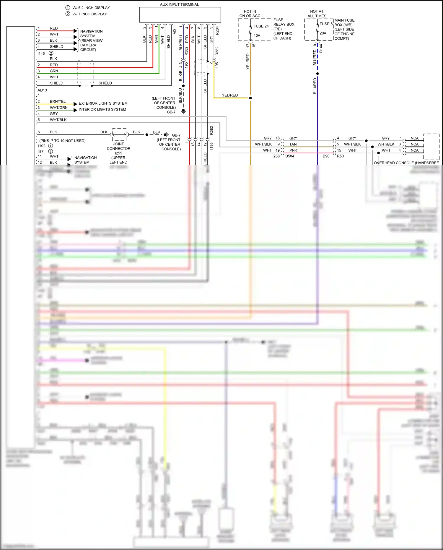 Wiring diagram left front door speaker for Subaru Forester SJ facelift 2 (2016-2018) (3 of 8)