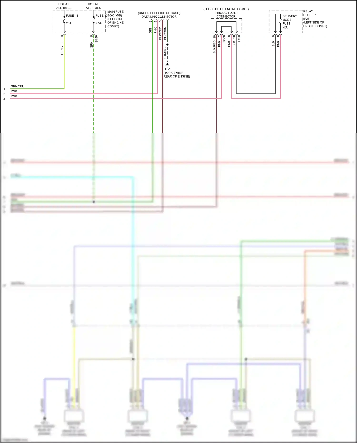Wiring diagram lt blu for Subaru Forester SJ facelift 2 (2016-2018) (44 of 45)
