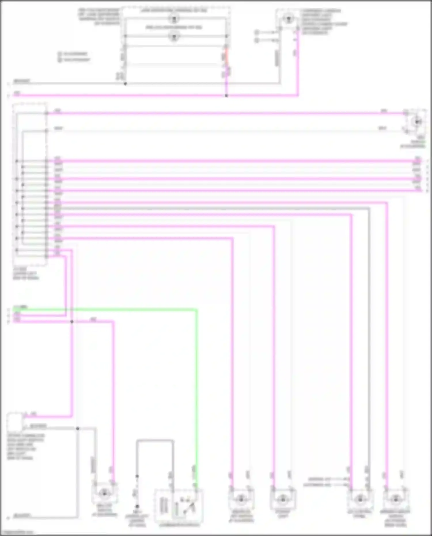 Wiring diagram memory height switch for Subaru Forester SJ facelift 2 (2016-2018) (1 of 4)