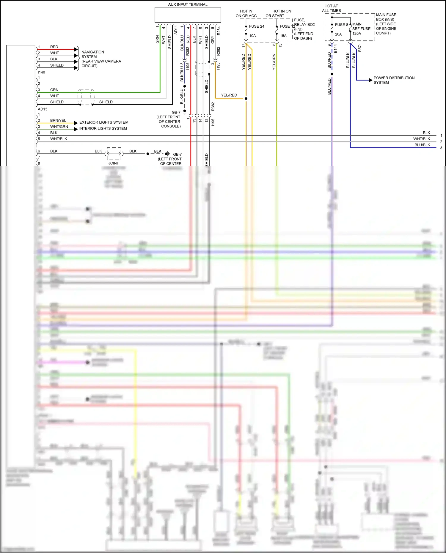 Subaru Forester SJ facelift 2 (2016-2018) nca wiring diagram  (8 of 50)