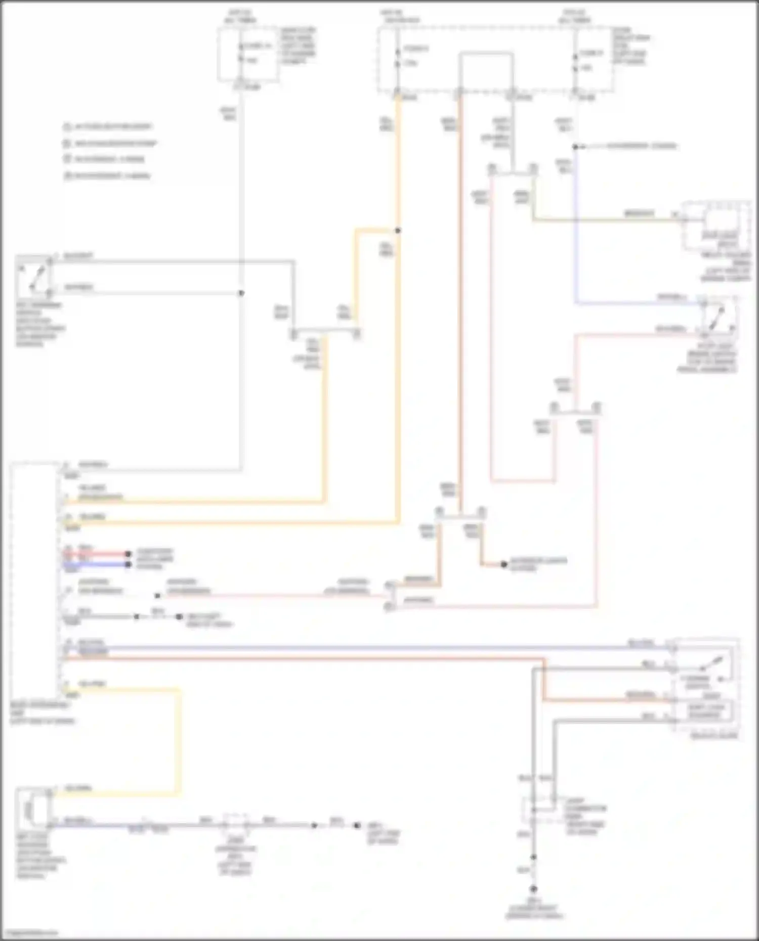 Wiring diagram p range switch for Subaru Forester SJ facelift 2 (2016-2018) (7 of 7)
