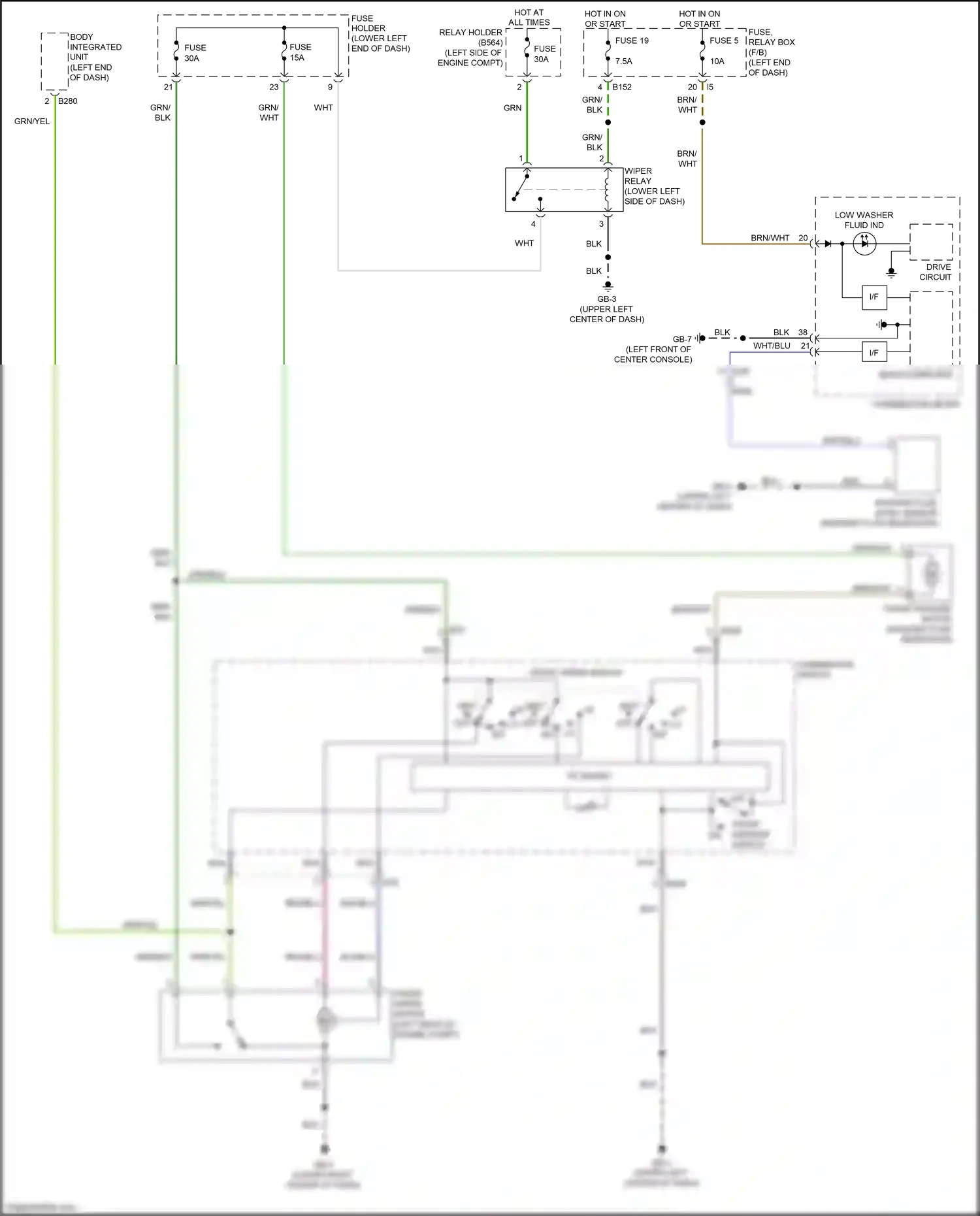 Wiring diagram pc board for Subaru Forester SJ facelift 2 (2016-2018) (1 of 1)