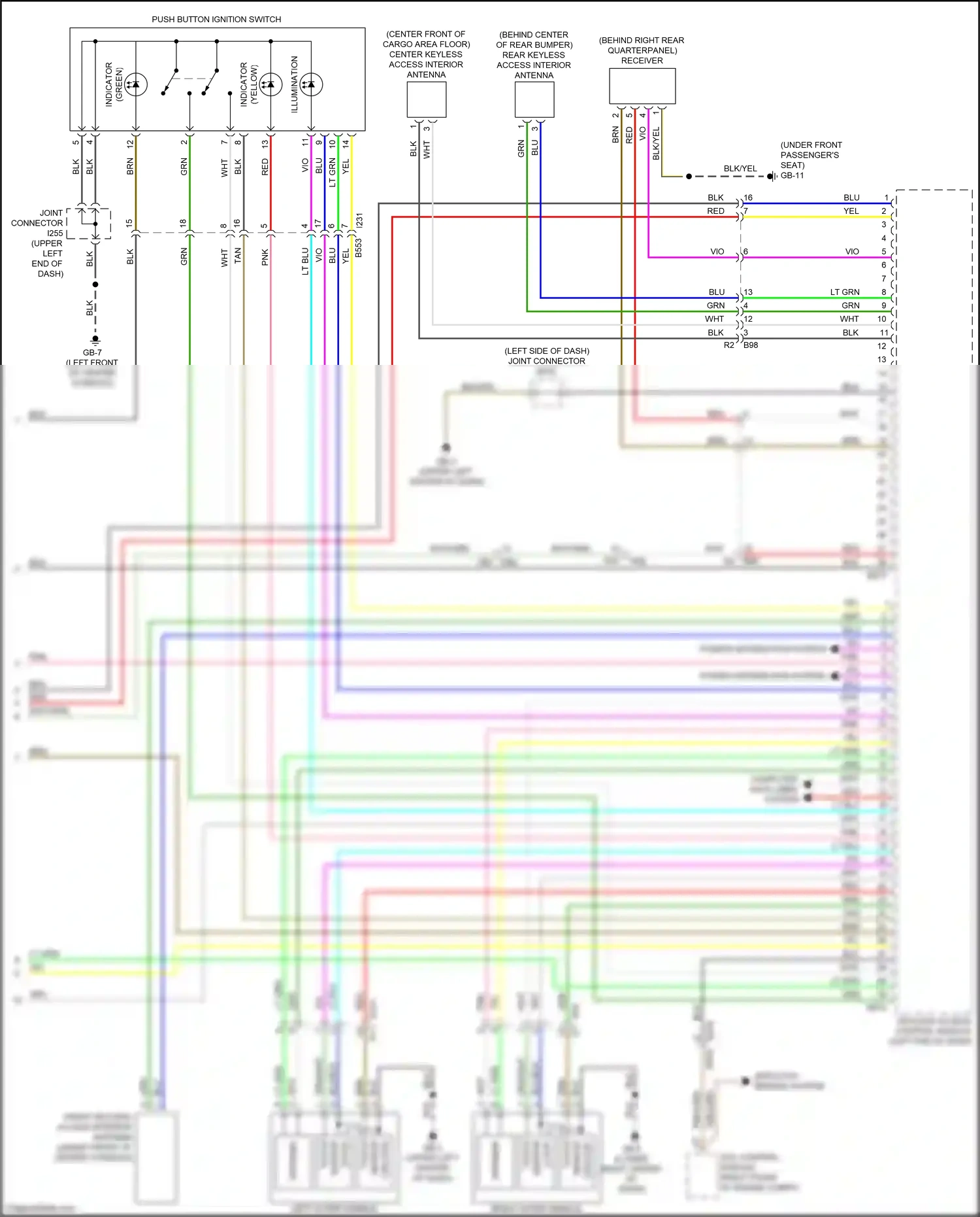 Wiring diagram & receiver for Subaru Forester SJ facelift 2 (2016-2018) (3 of 9)
