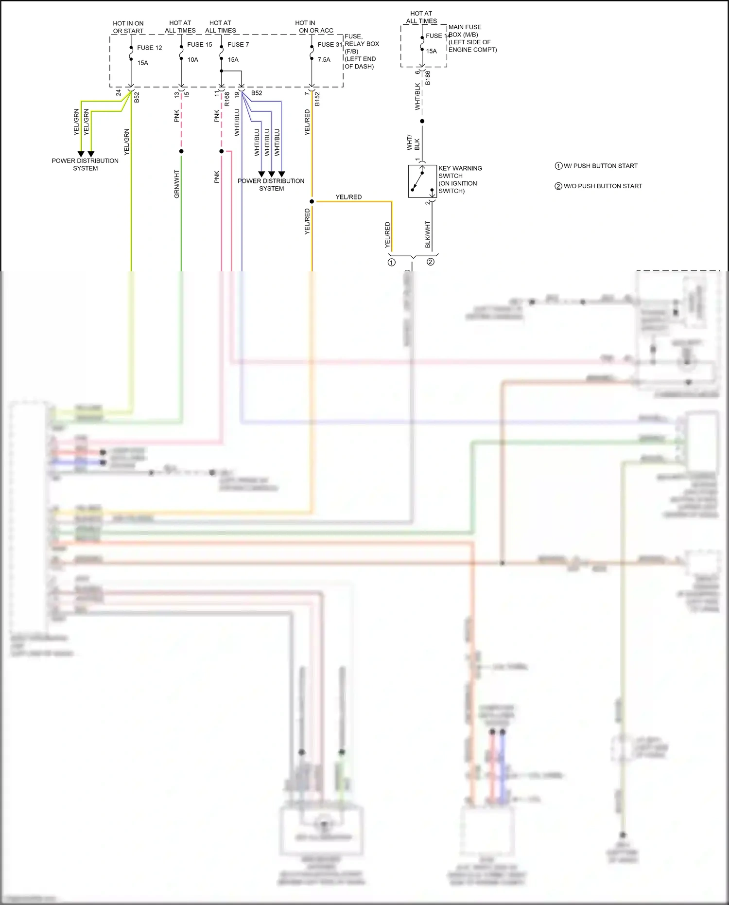Wiring diagram red for Subaru Forester SJ facelift 2 (2016-2018) (35 of 110)