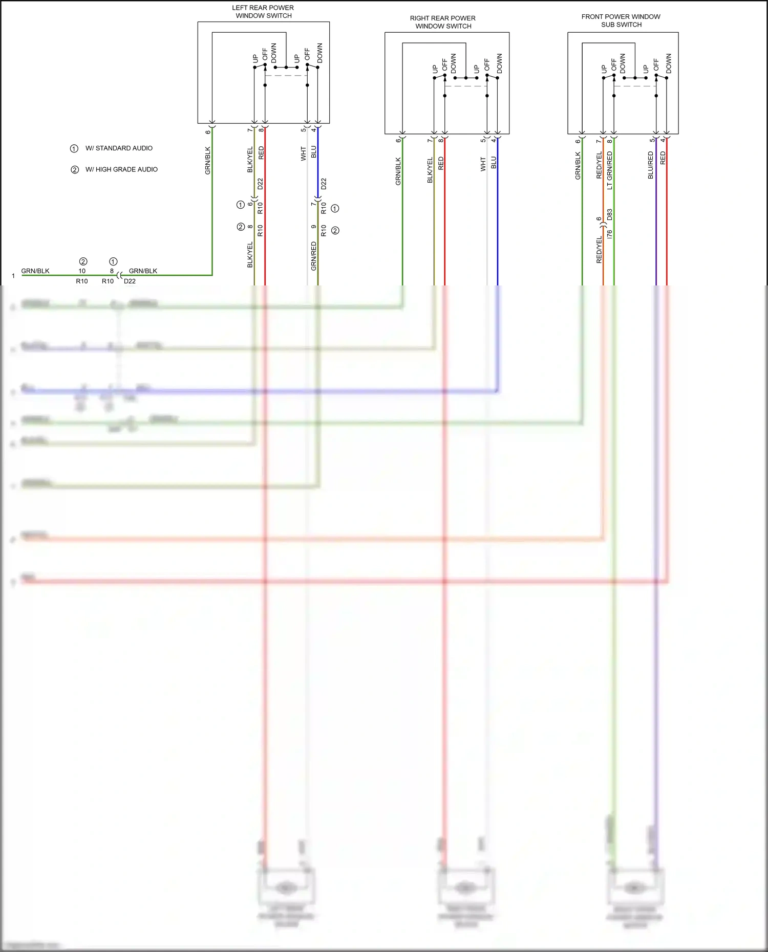 Wiring diagram red for Subaru Forester SJ facelift 2 (2016-2018) (70 of 110)