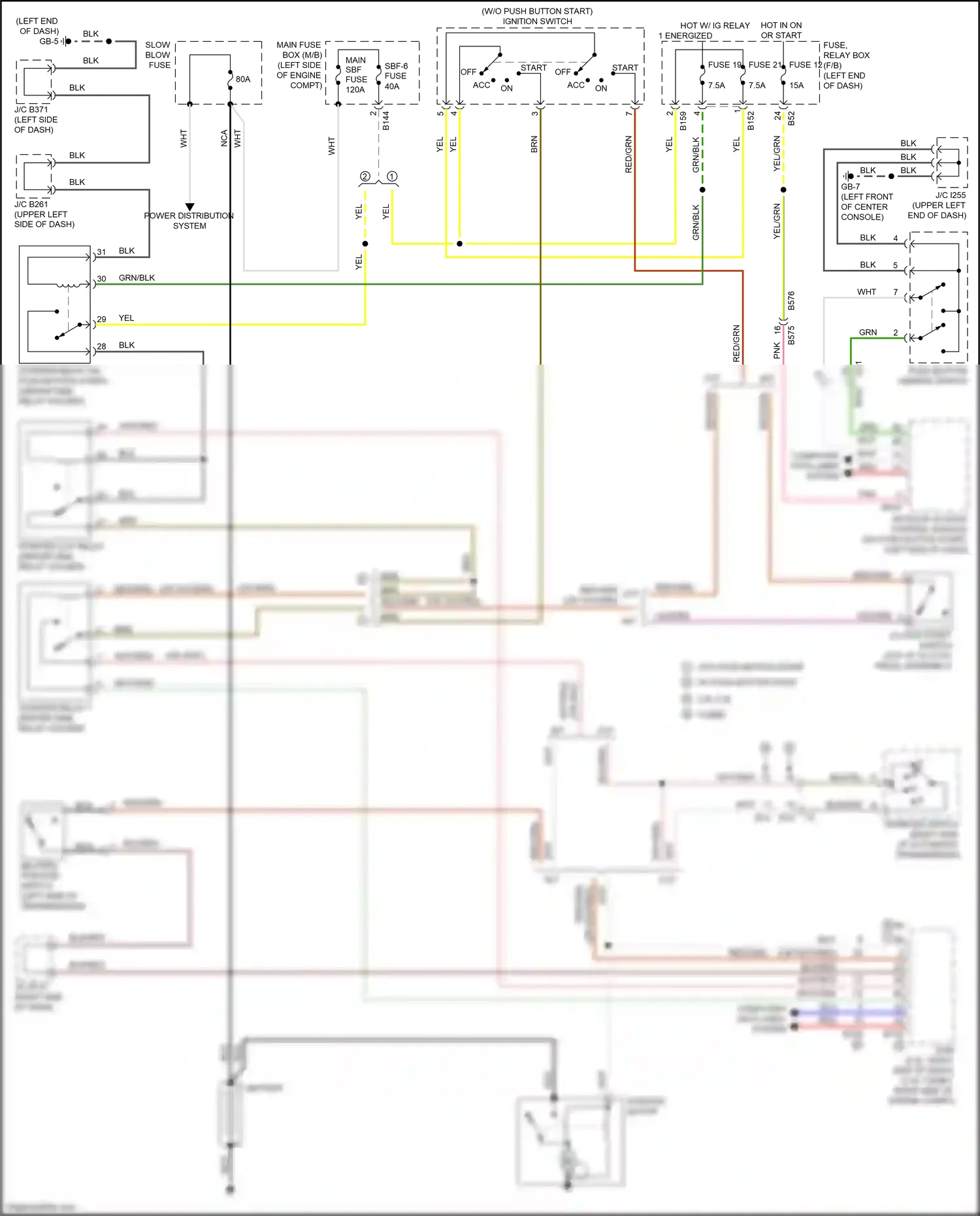 Wiring diagram red for Subaru Forester SJ facelift 2 (2016-2018) (59 of 110)