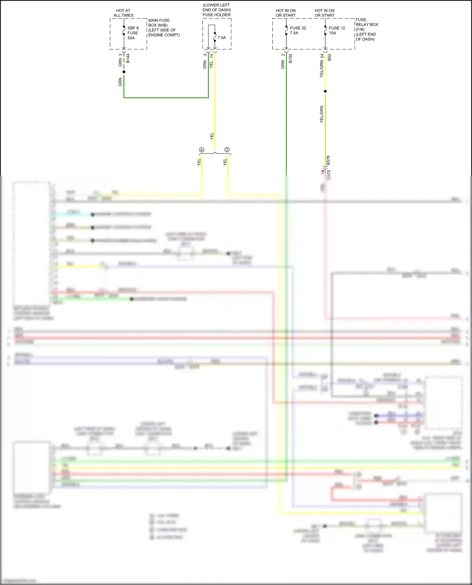 Wiring diagram red for Subaru Forester SJ facelift 2 (2016-2018) (87 of 110)