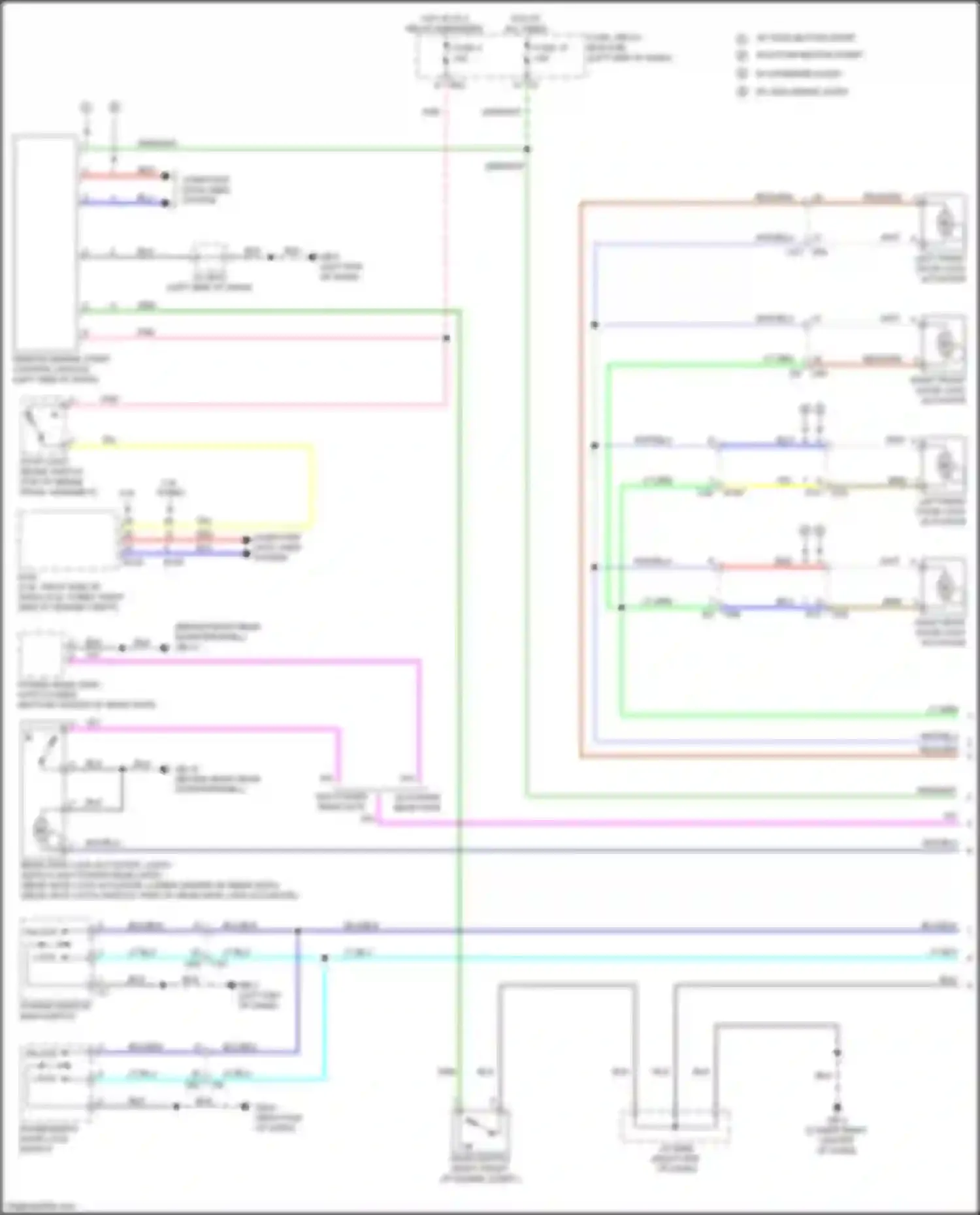 Wiring diagram remote engine start control module for Subaru Forester SJ facelift 2 (2016-2018) (9 of 9)
