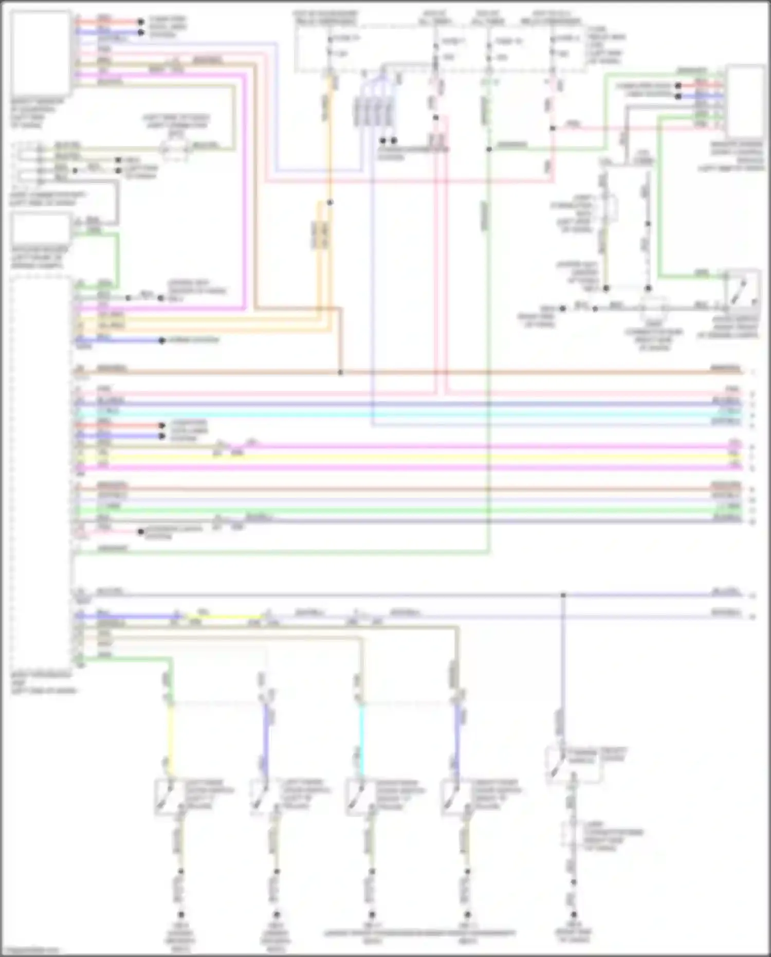 Wiring diagram remote engine start control module for Subaru Forester SJ facelift 2 (2016-2018) (2 of 9)
