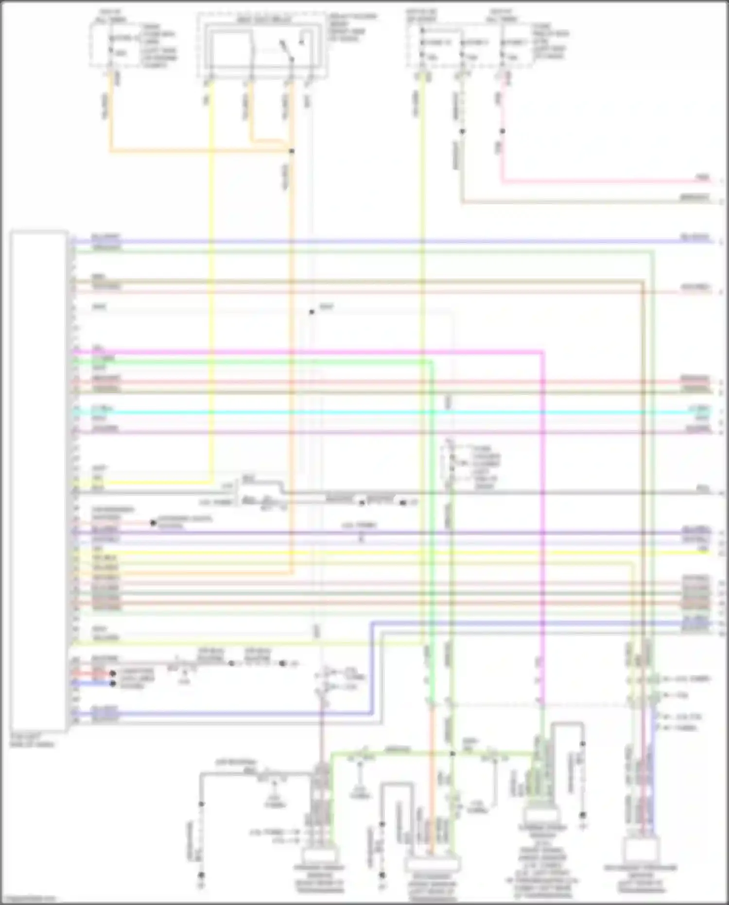 Wiring diagram secondary speed sensor for Subaru Forester SJ facelift 2 (2016-2018) (4 of 4)