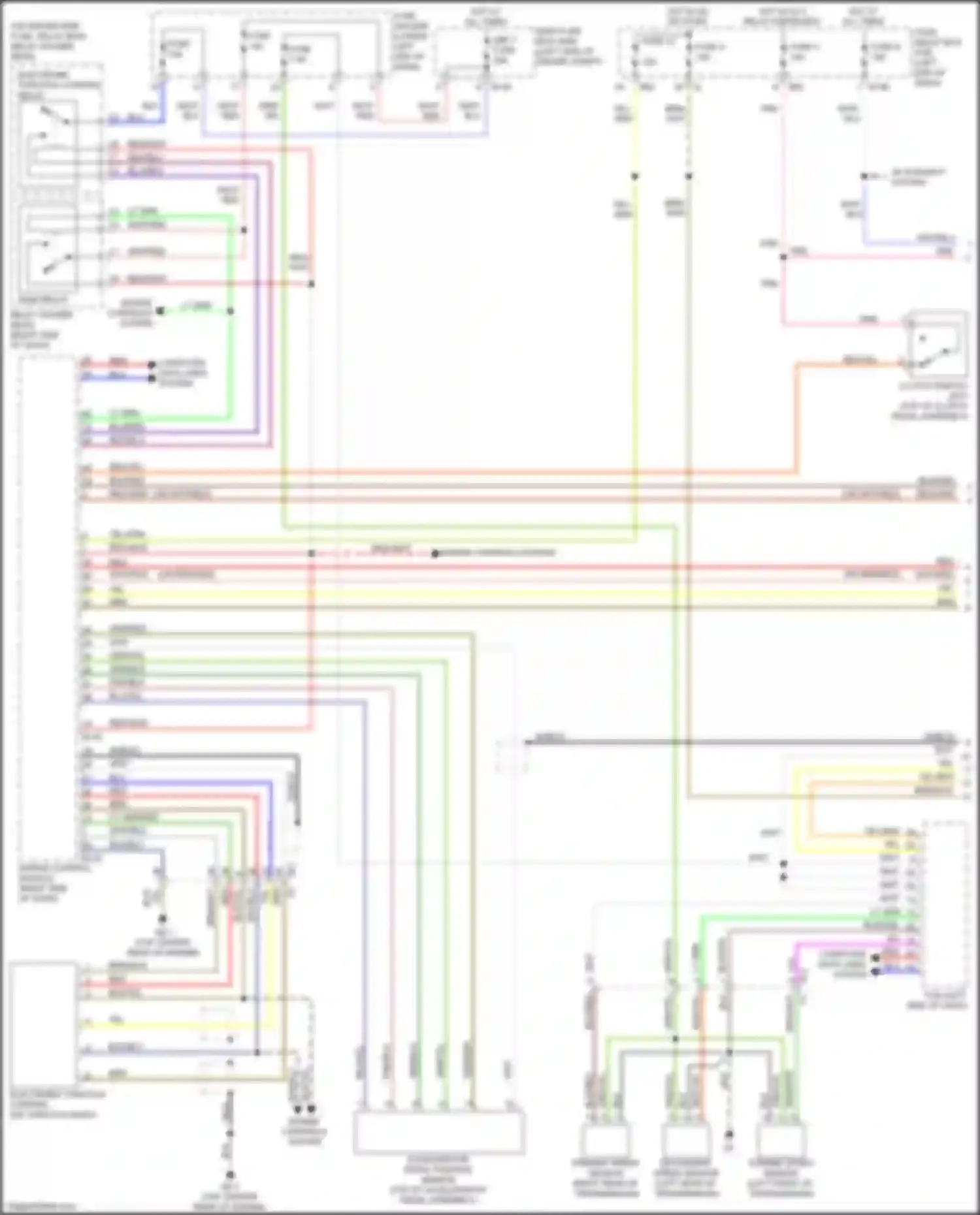 Wiring diagram secondary speed sensor for Subaru Forester SJ facelift 2 (2016-2018) (2 of 4)