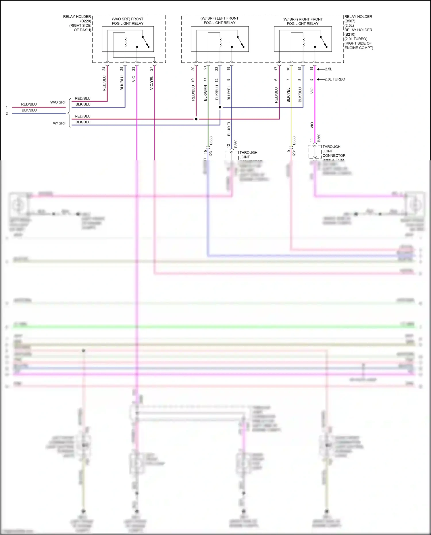 Wiring diagram vio for Subaru Forester SJ facelift 2 (2016-2018) (45 of 75)