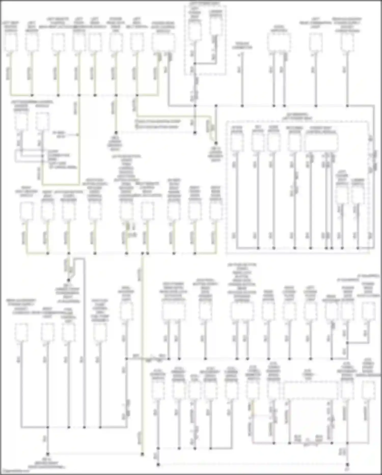 Wiring diagram w/ bsd/ rcta for Subaru Forester SJ facelift 2 (2016-2018) (2 of 2)