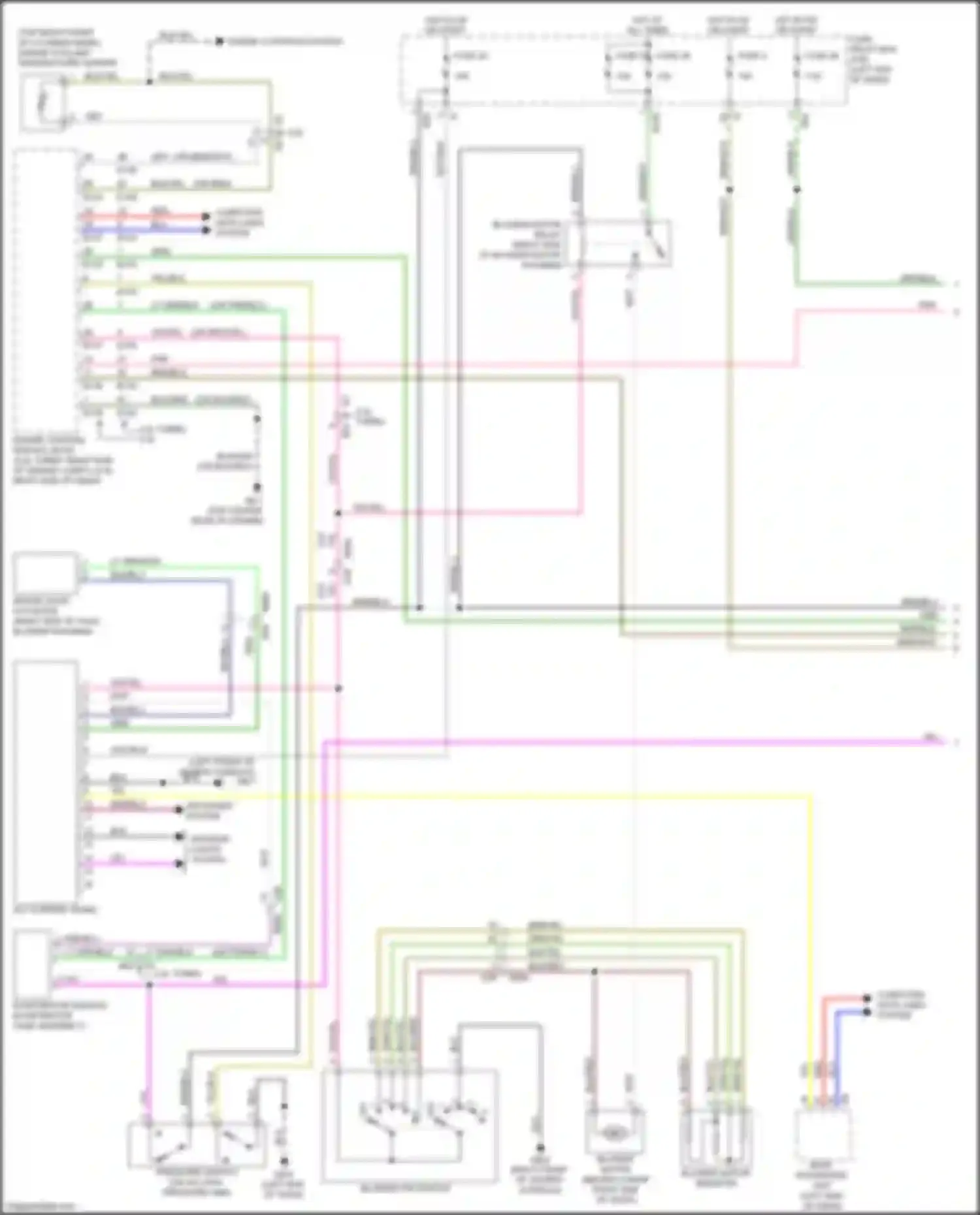 Forester Subaru SJ facelift (2015-2016): Manual a/c circuit (1 of 2)