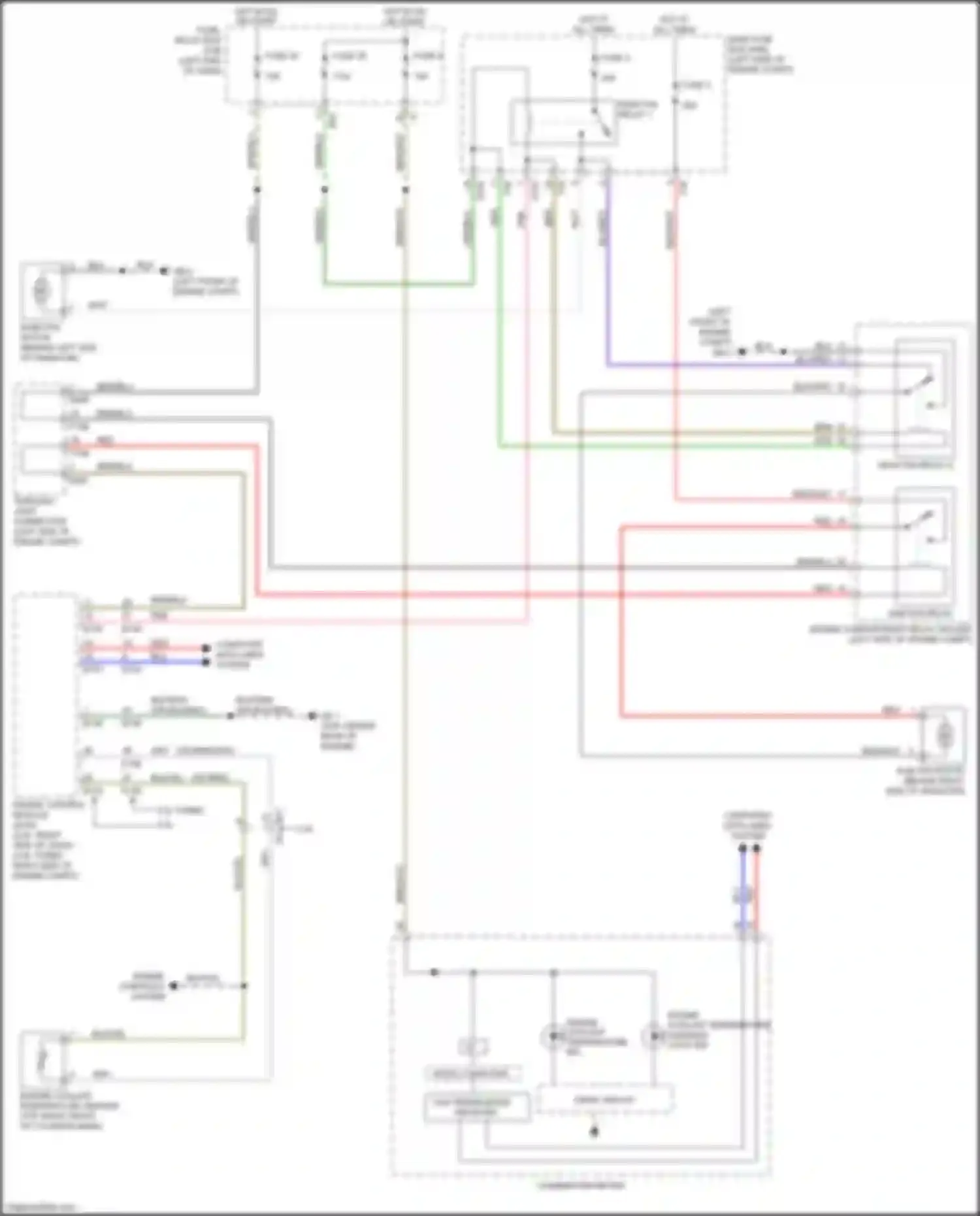 Forester Subaru SJ facelift (2015-2016): Cooling fan circuit