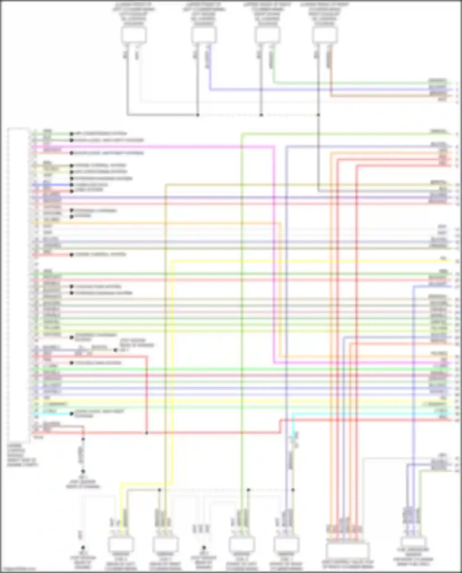 Forester Subaru SJ facelift (2015-2016): Wiring diagram engine performance 2.0l turbo (1 of 8)