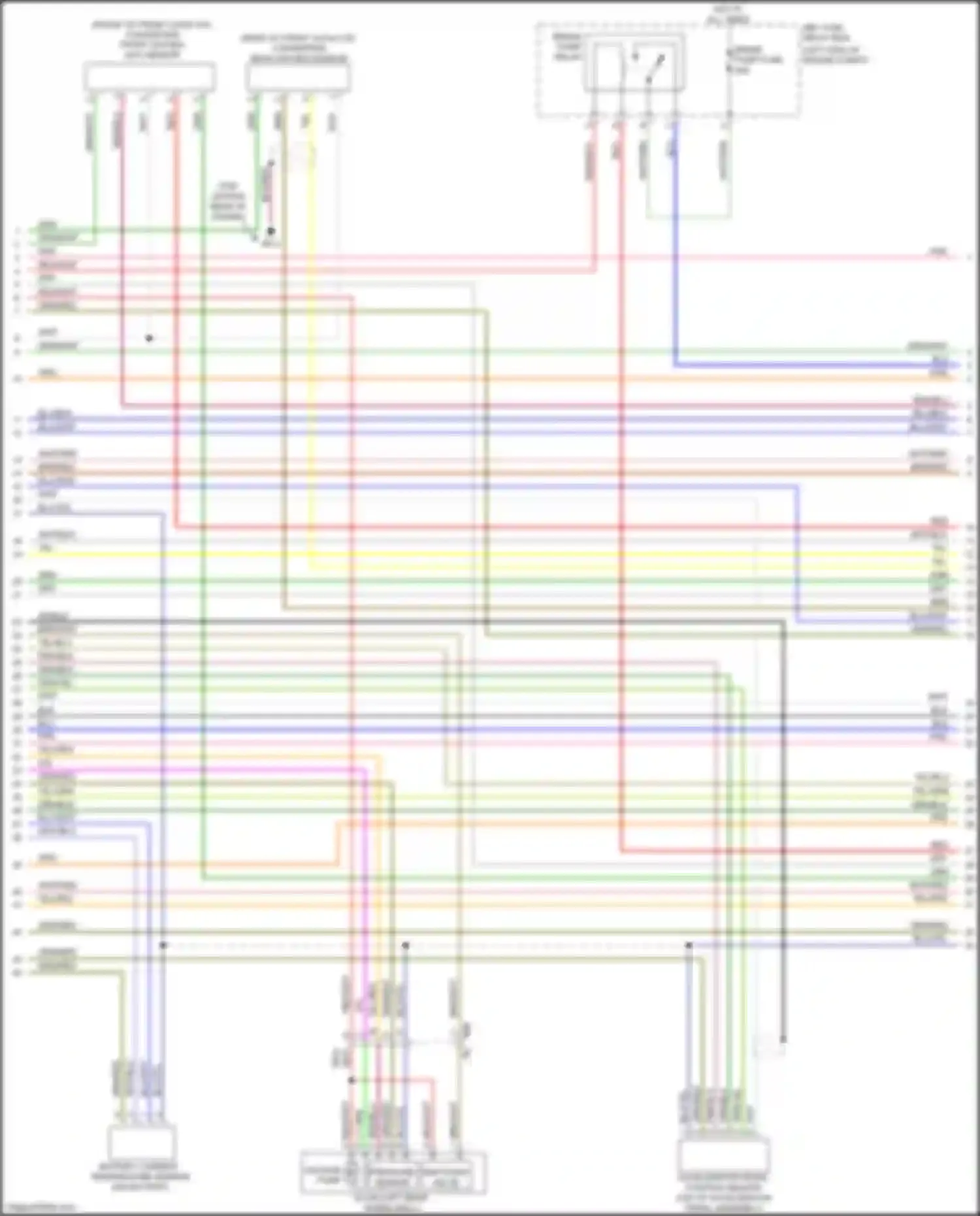 Forester Subaru SJ facelift (2015-2016): Wiring diagram engine performance 2.0l turbo (7 of 8)