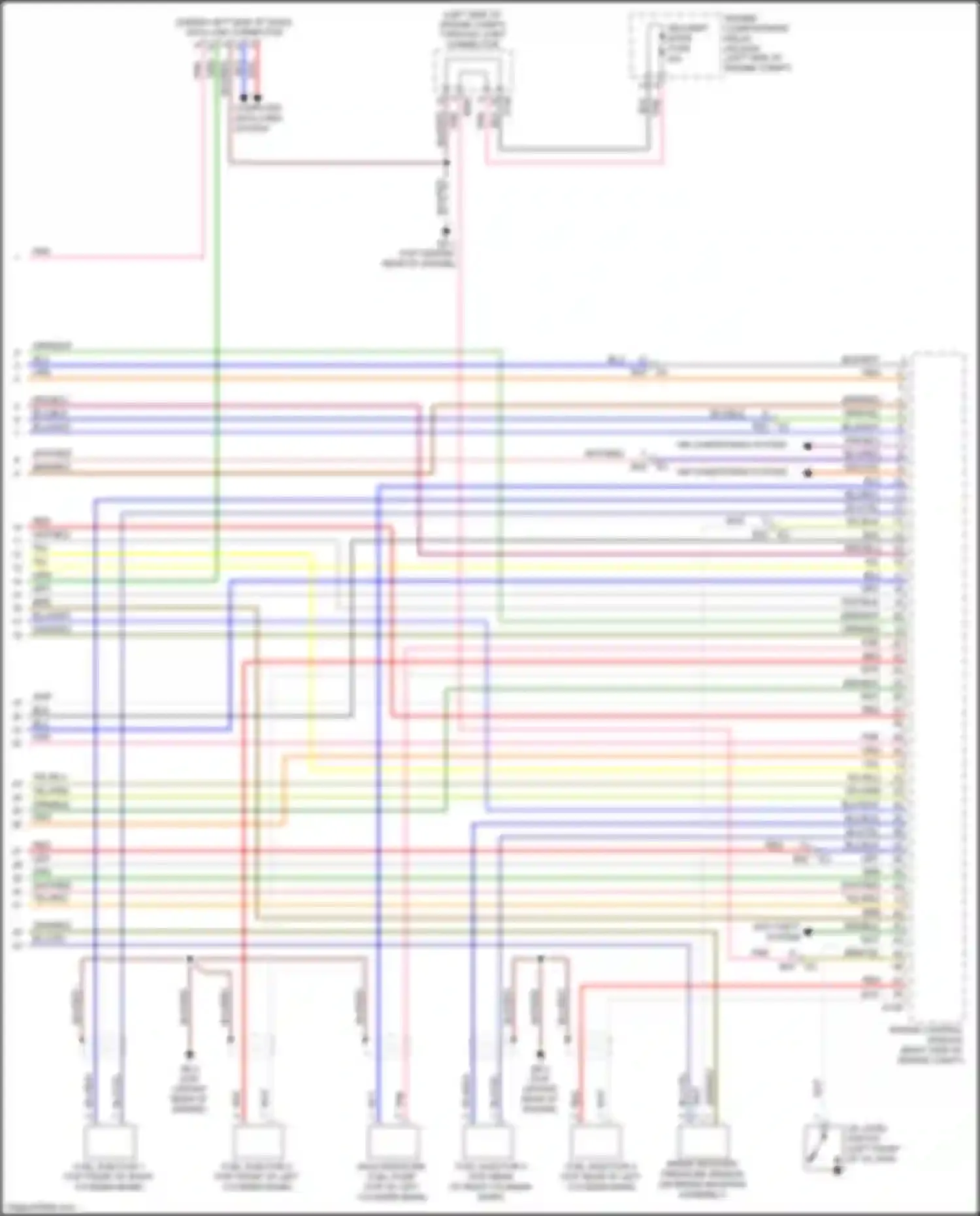 Forester Subaru SJ facelift (2015-2016): Wiring diagram engine performance 2.0l turbo (8 of 8)