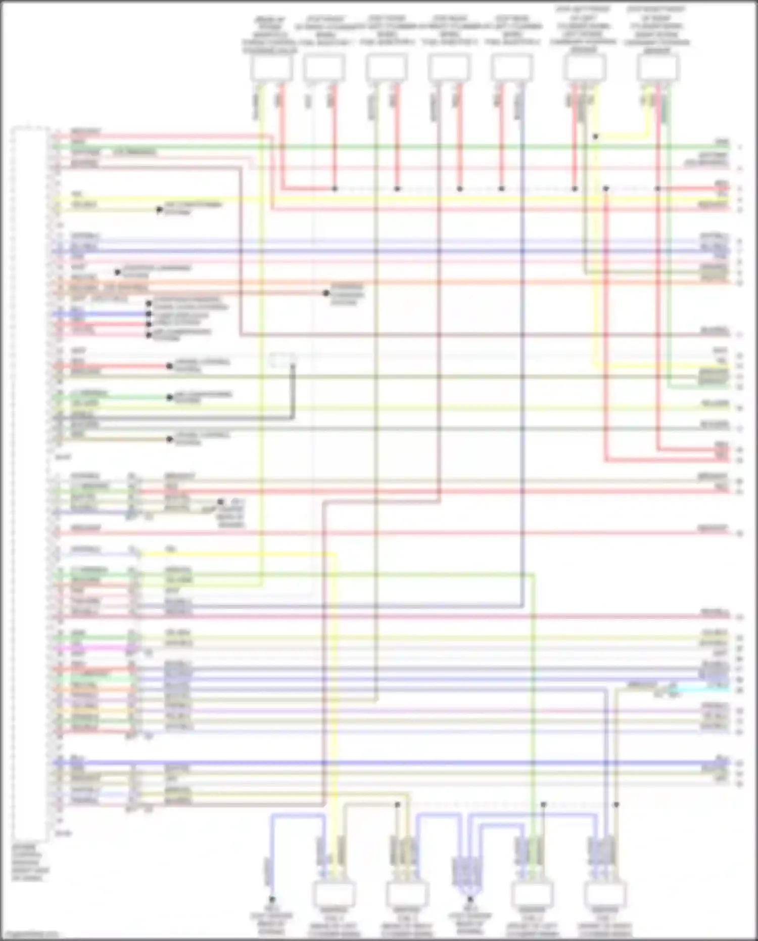 Forester Subaru SJ facelift (2015-2016): Wiring diagram engine performance 2.5l (1 of 6)