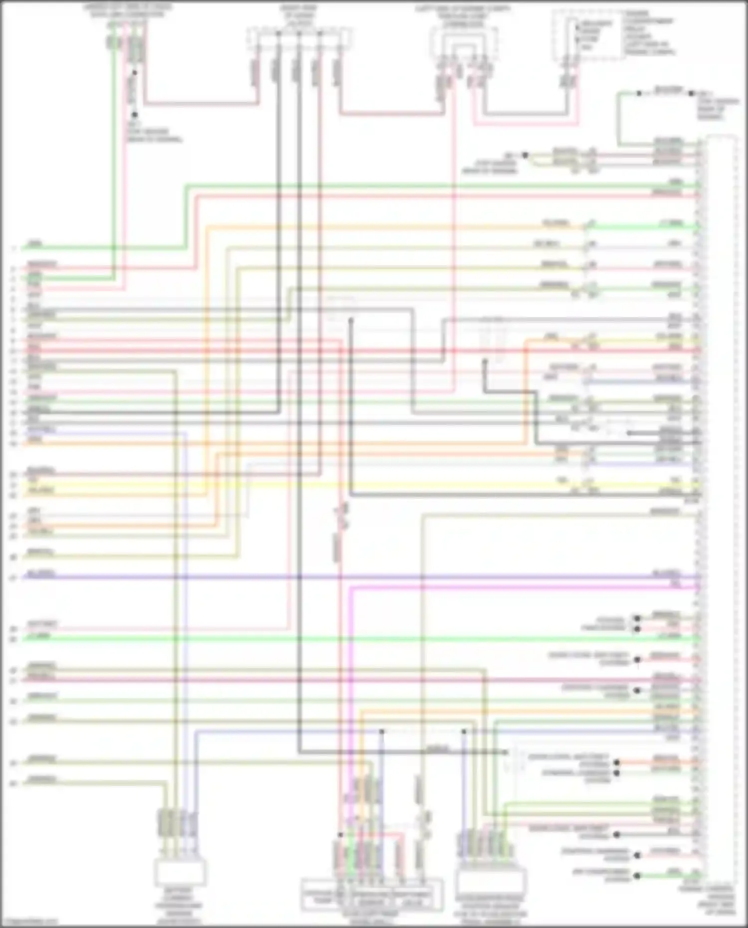 Forester Subaru SJ facelift (2015-2016): Wiring diagram engine performance 2.5l (6 of 6)