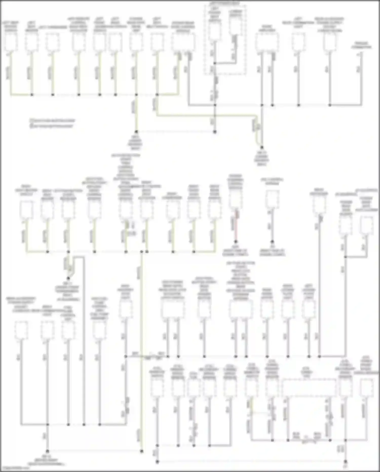 Forester Subaru SJ facelift (2015-2016): Ground distribution circuit (4 of 4)