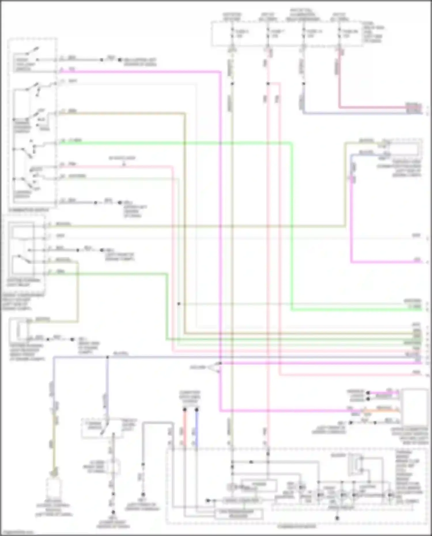 Forester Subaru SJ facelift (2015-2016): Headlamps circuit (1 of 3)
