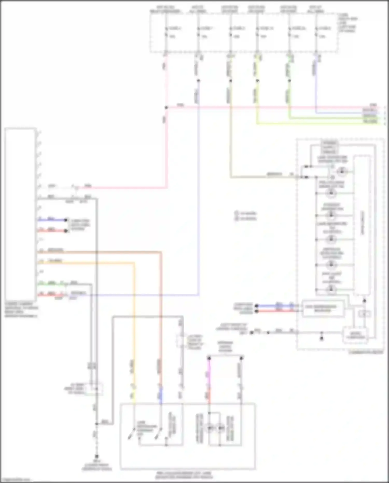 Forester Subaru SJ facelift (2015-2016): Eyesight circuit (1 of 2)