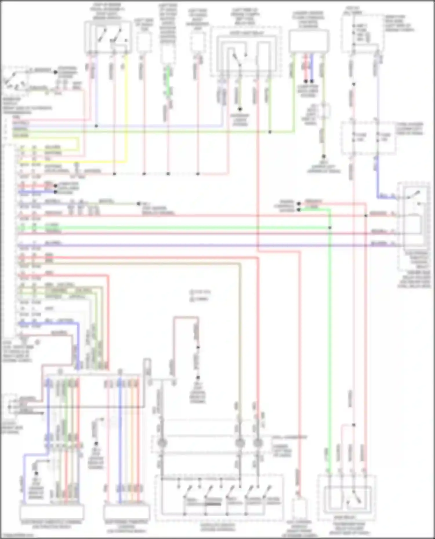 Forester Subaru SJ facelift (2015-2016): Eyesight circuit (2 of 2)